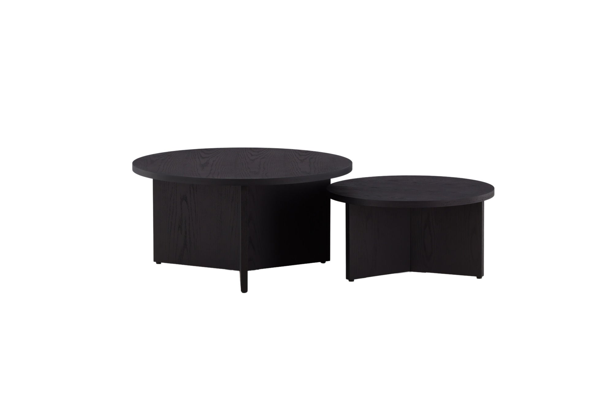 Venture Home Saltö Small Sofa bord - Black / Wood +Saltö Large Sofa bord - Black / Wood _1