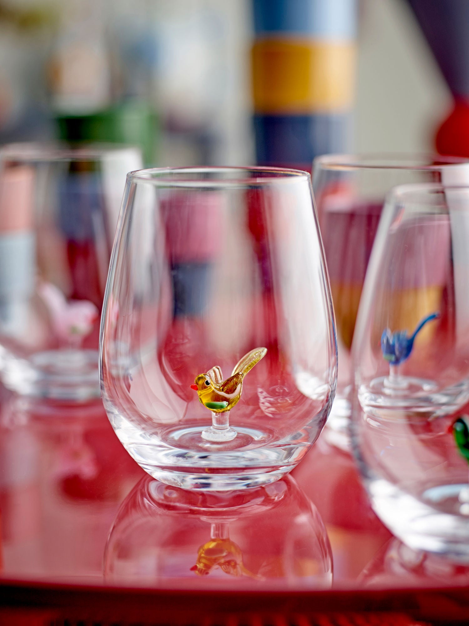 Bloomingville Misa Drikkeglas, Multipak, Multifarvet, Glas