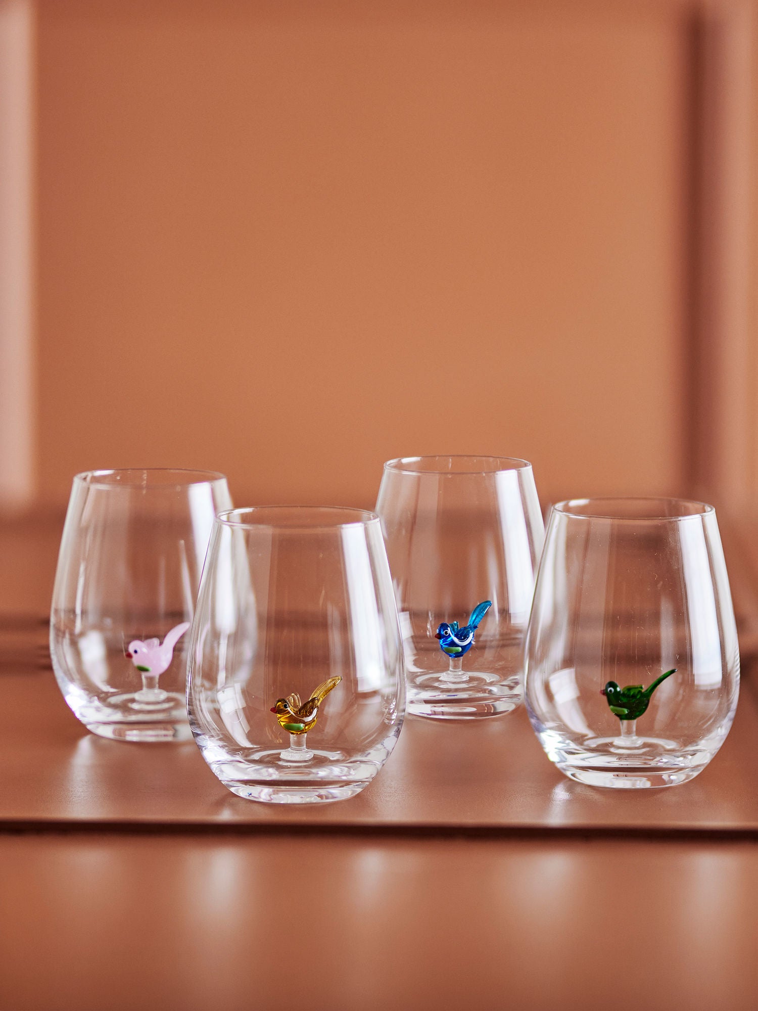 Bloomingville Misa Drikkeglas, Multipak, Multifarvet, Glas