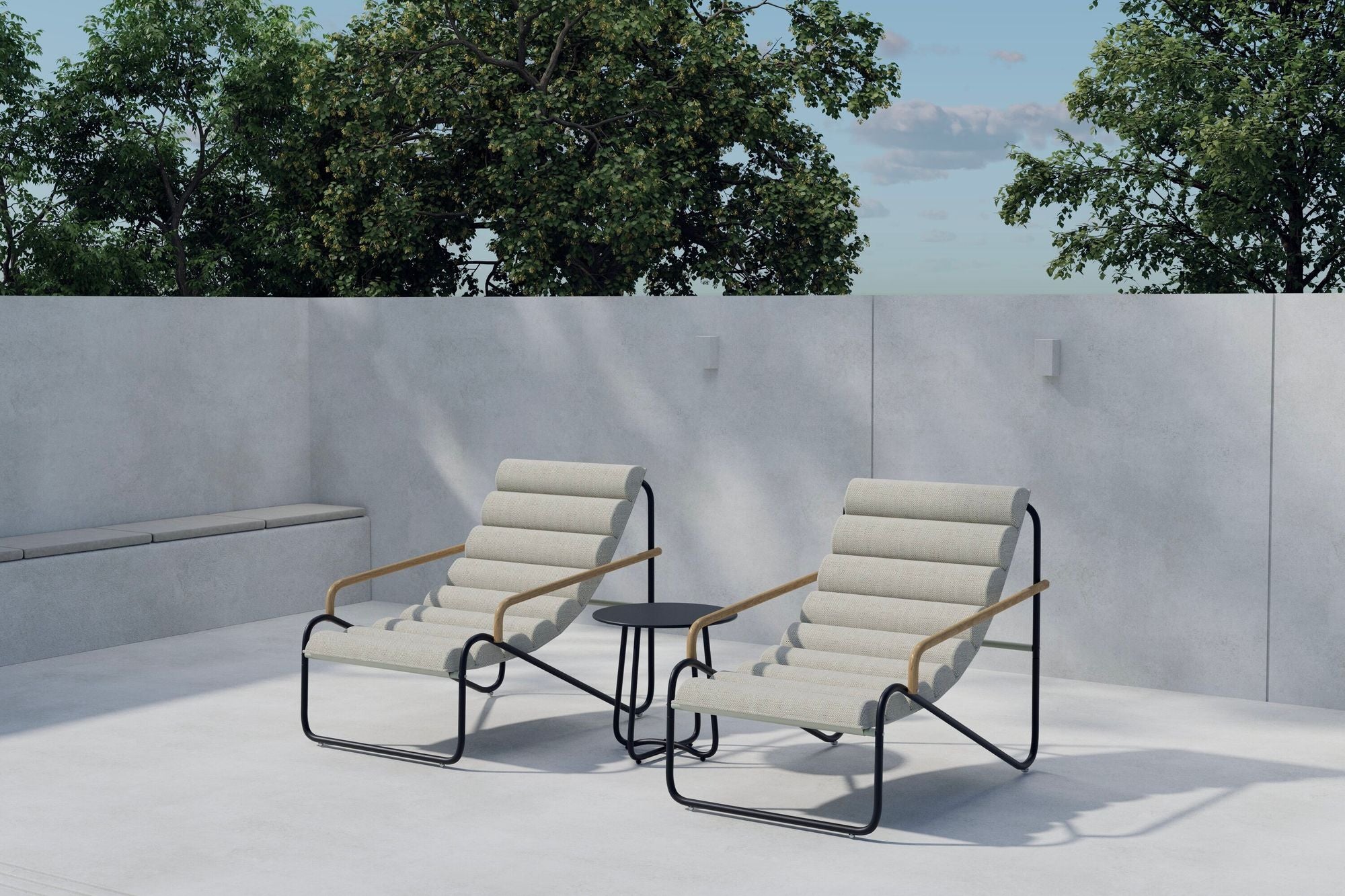 Venture Home Ithaka Lounge Set - Antracit / Beige