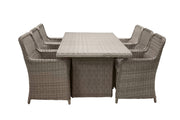 Venture Home Wembley Dining set  - Nature/Nature