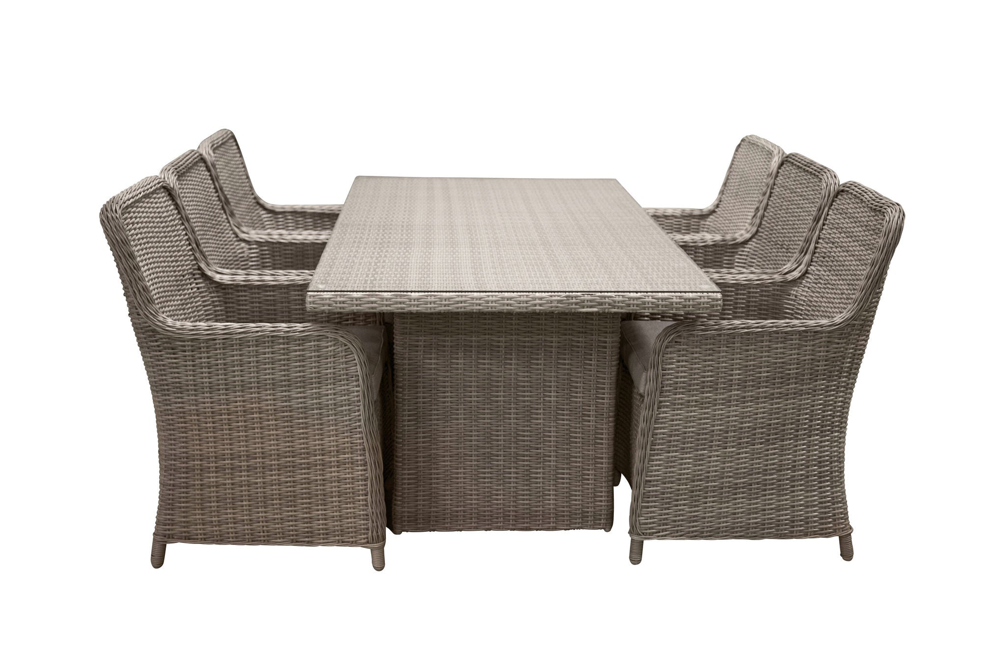 Venture Home Wembley Dining set  - Nature/Nature