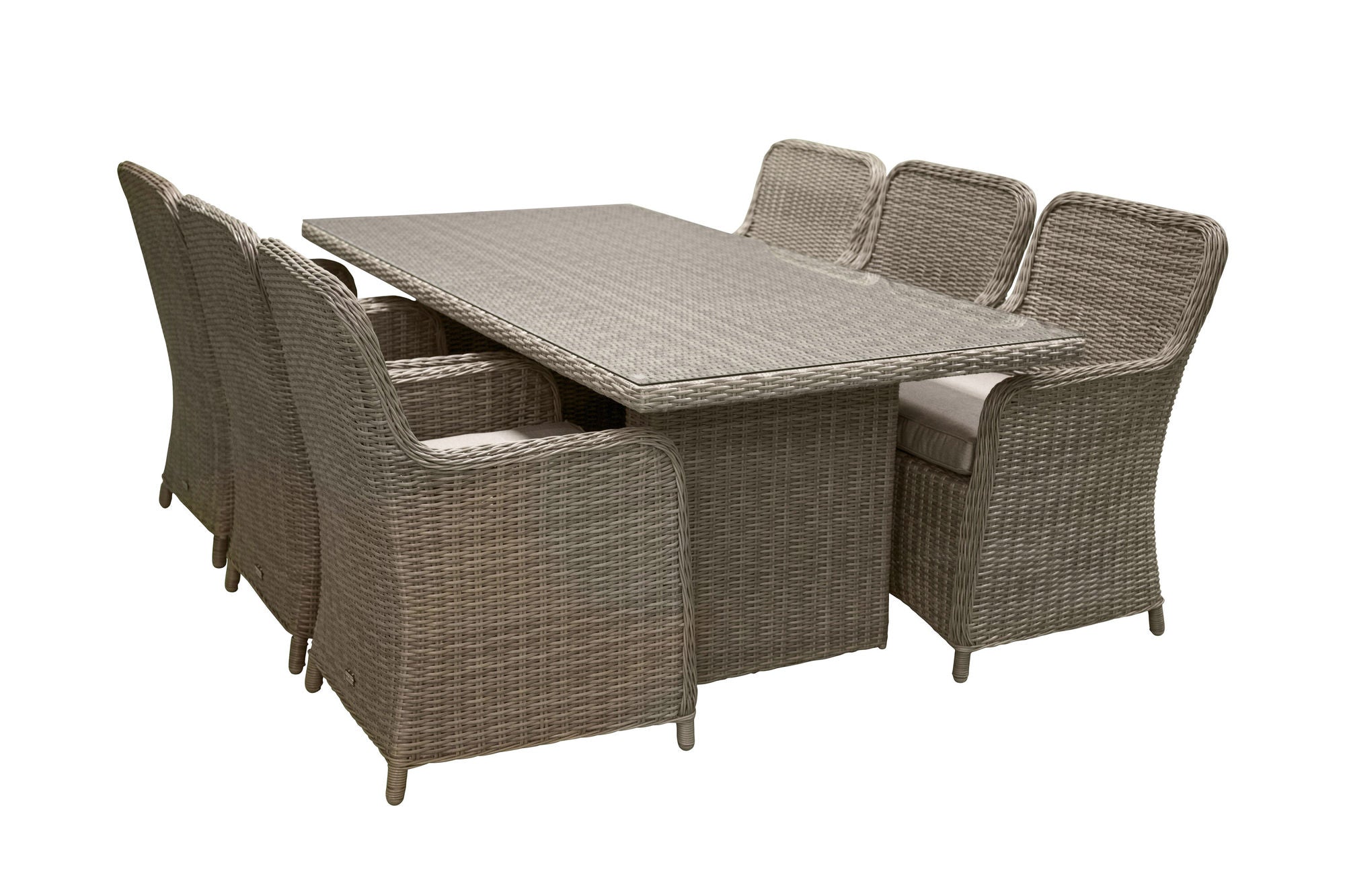 Venture Home Wembley Dining set  - Nature/Nature