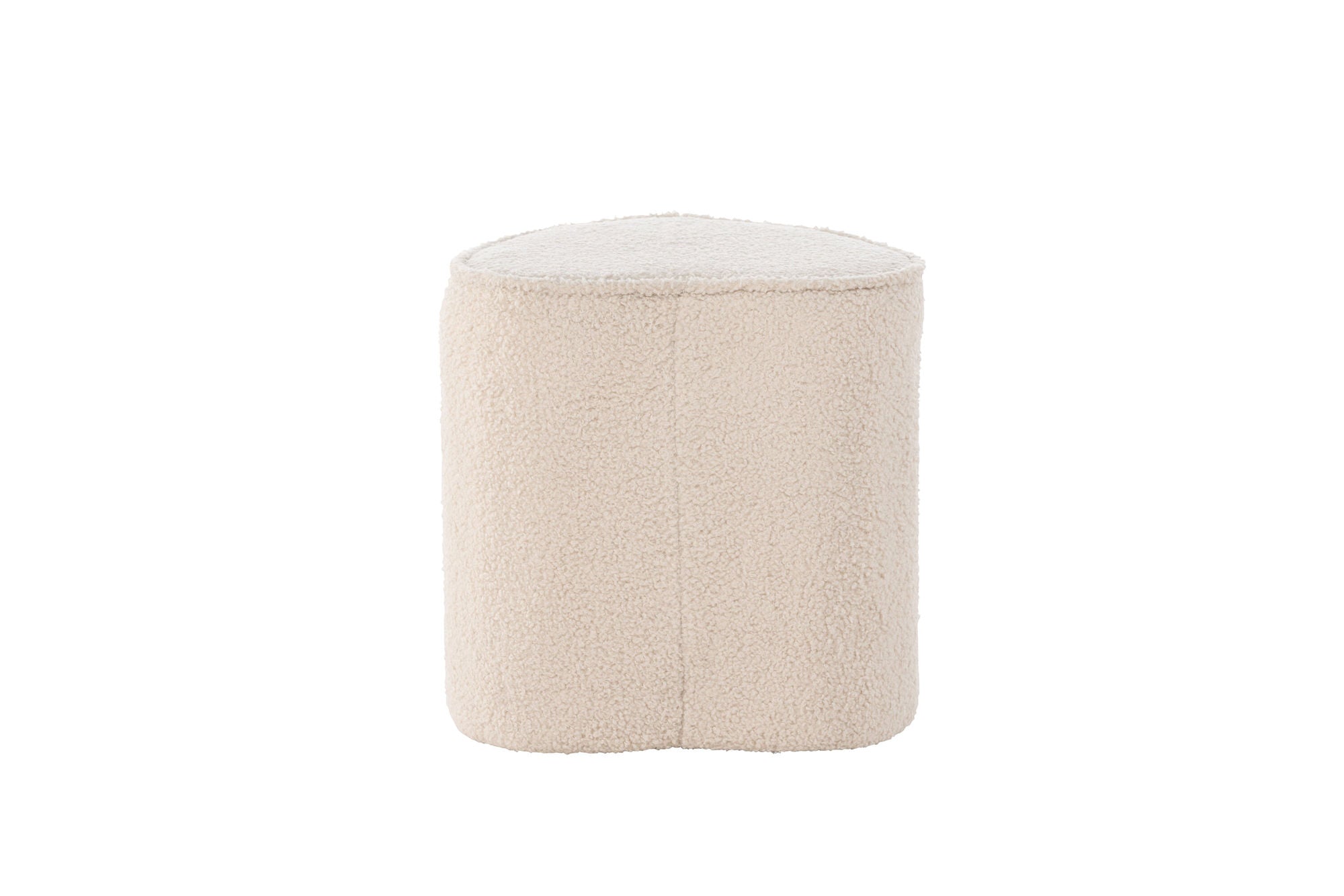 Venture Home Heart Kids Pouf Pouf - Beige / Teddy FSC 100%