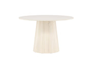 Venture Home Lanzo spisebord ⌀120 - Whitewash /