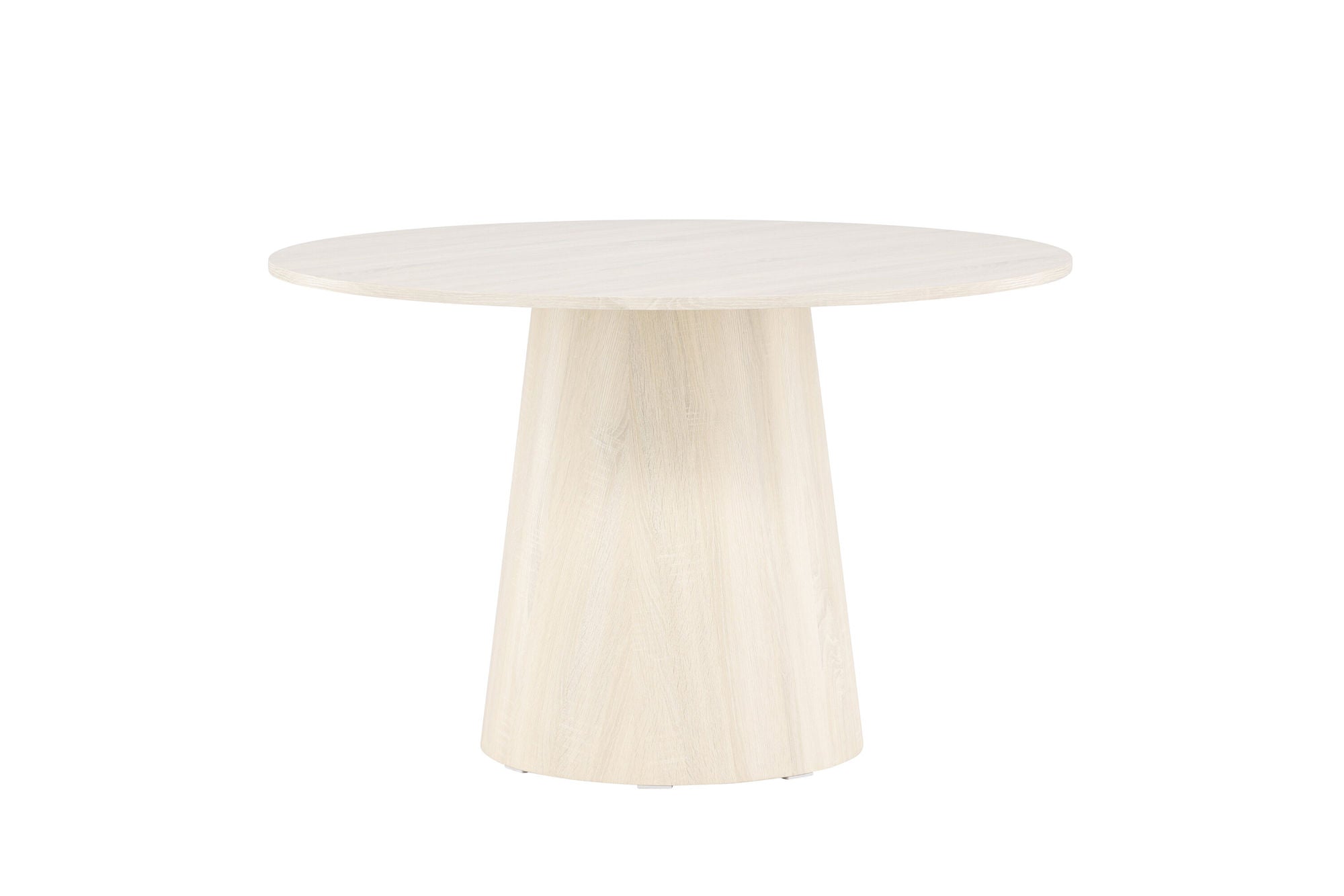 Venture Home Lanzo spisebord ⌀120 - Whitewash /