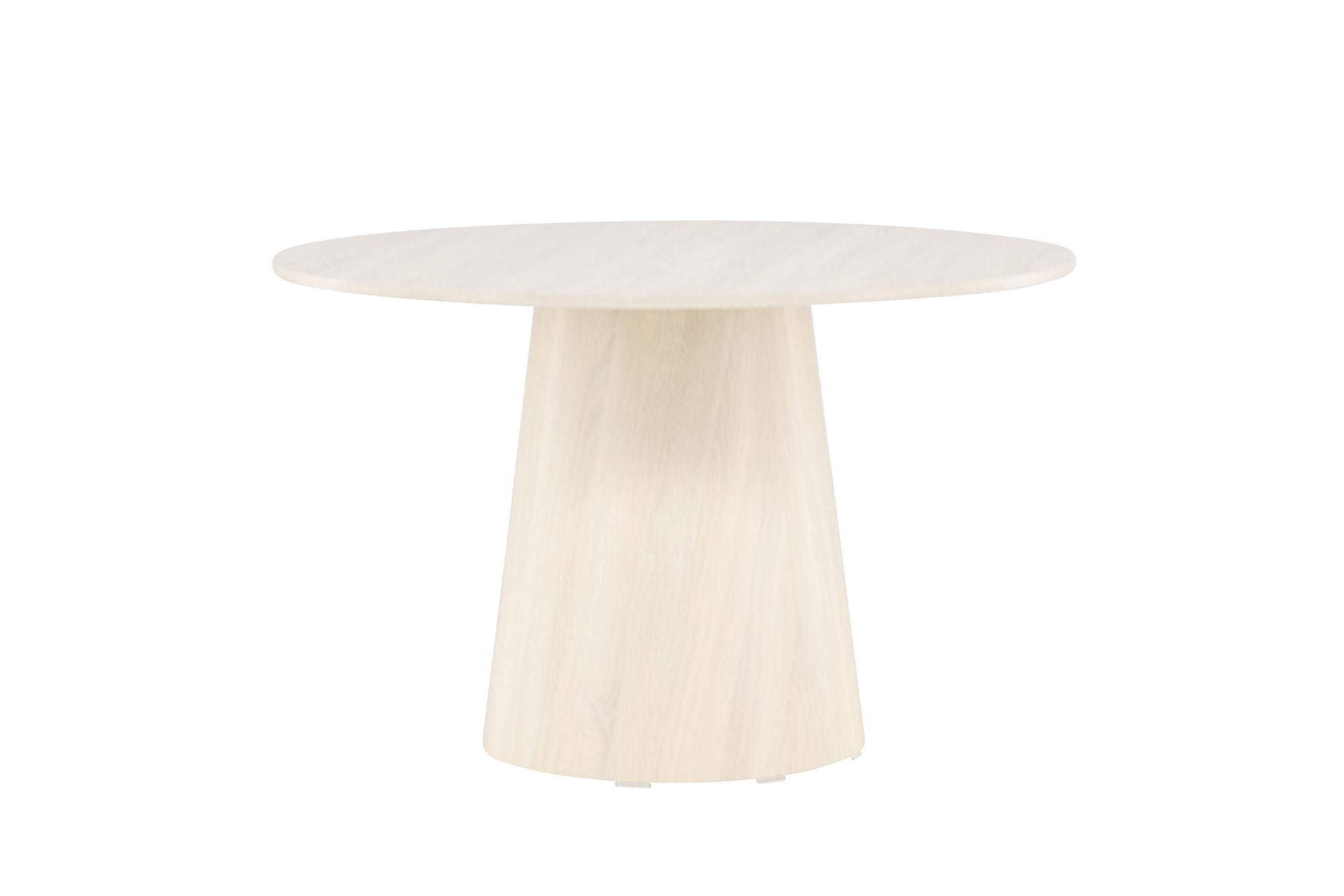 Venture Home Lanzo spisebord ⌀120 - Whitewash /