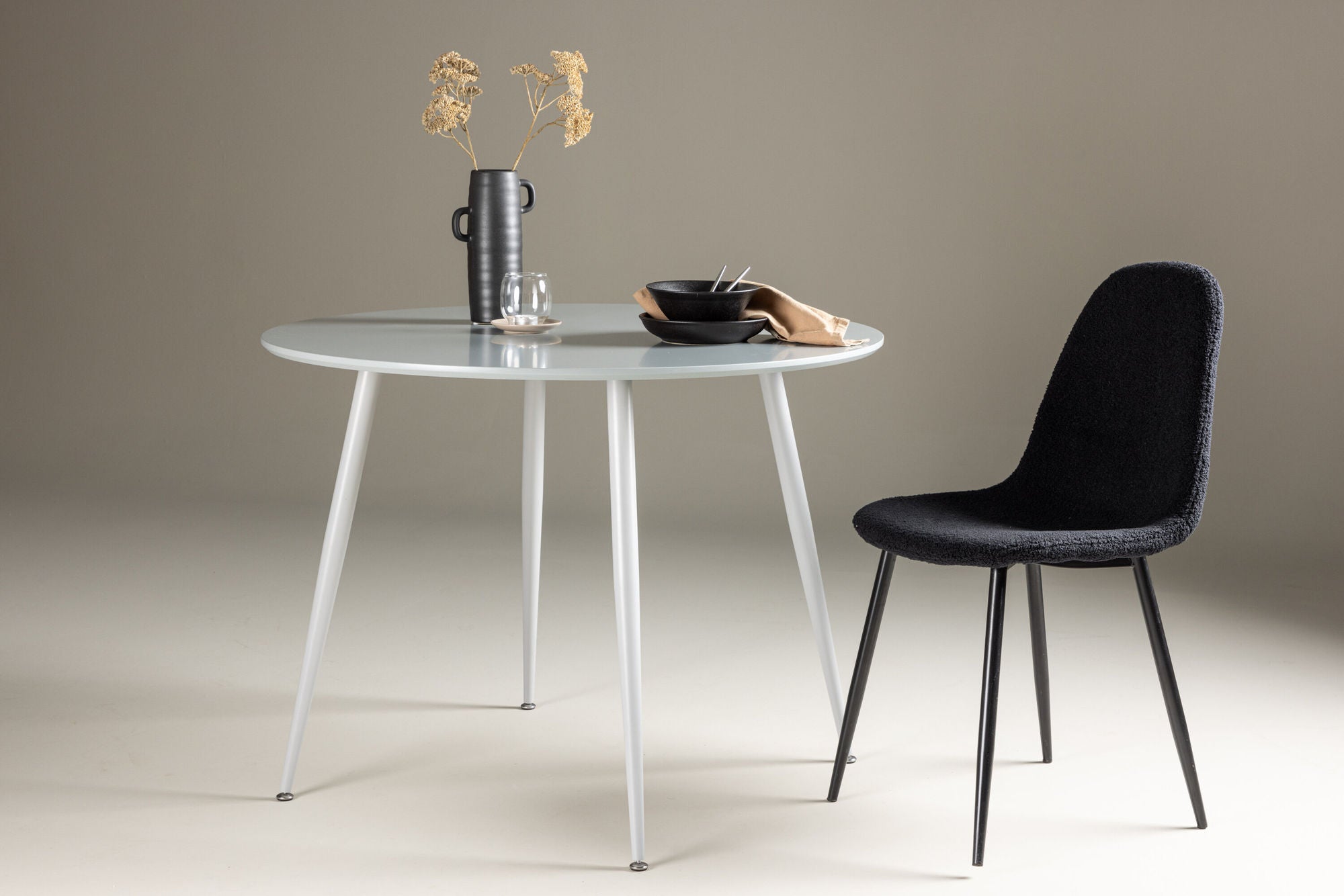 Venture Home Plaza spisebord ⌀100 - Grey /