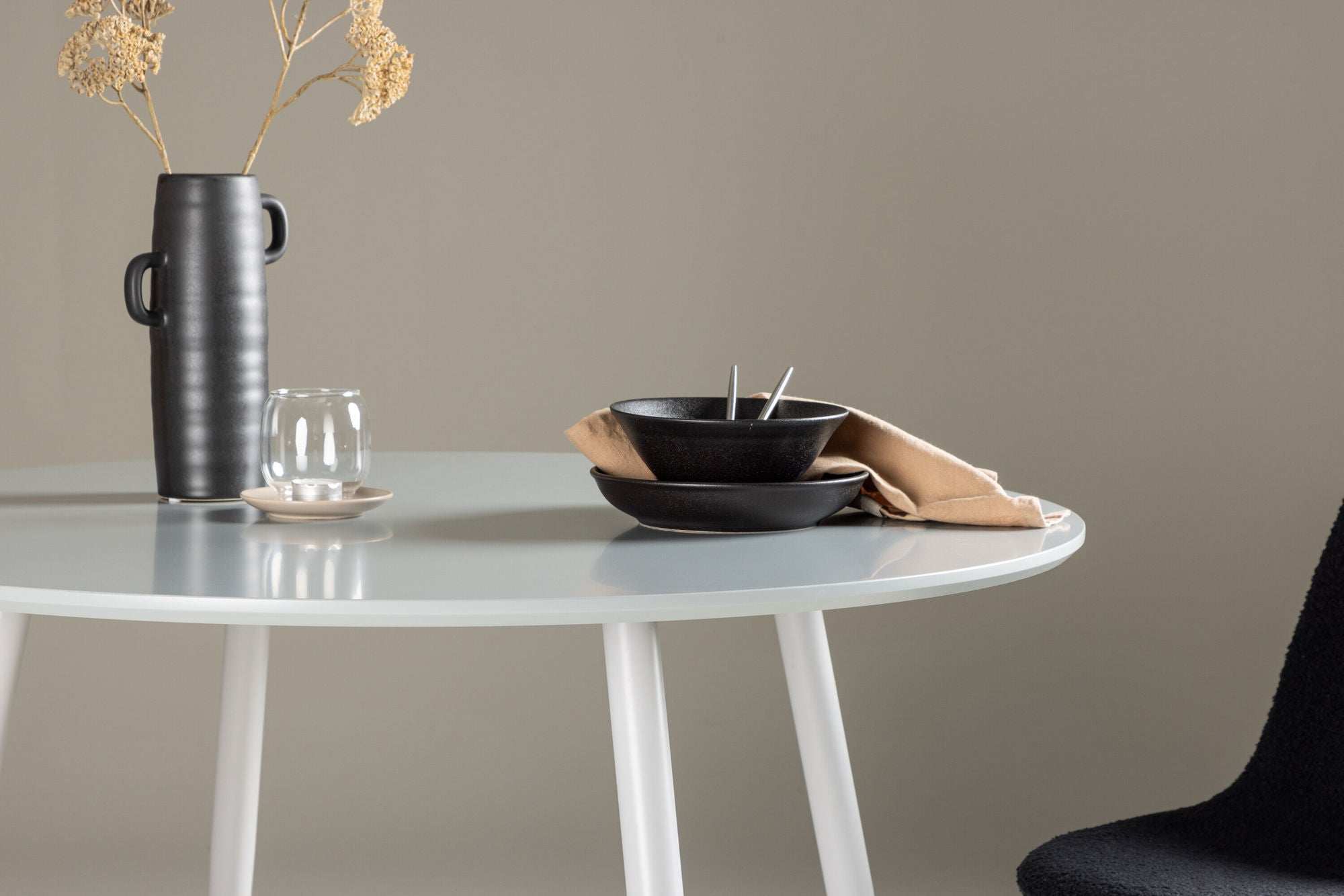 Venture Home Plaza spisebord ⌀100 - Grey /