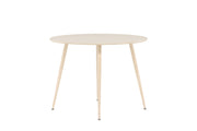 Venture Home Plaza spisebord ⌀100 - Whitewash /