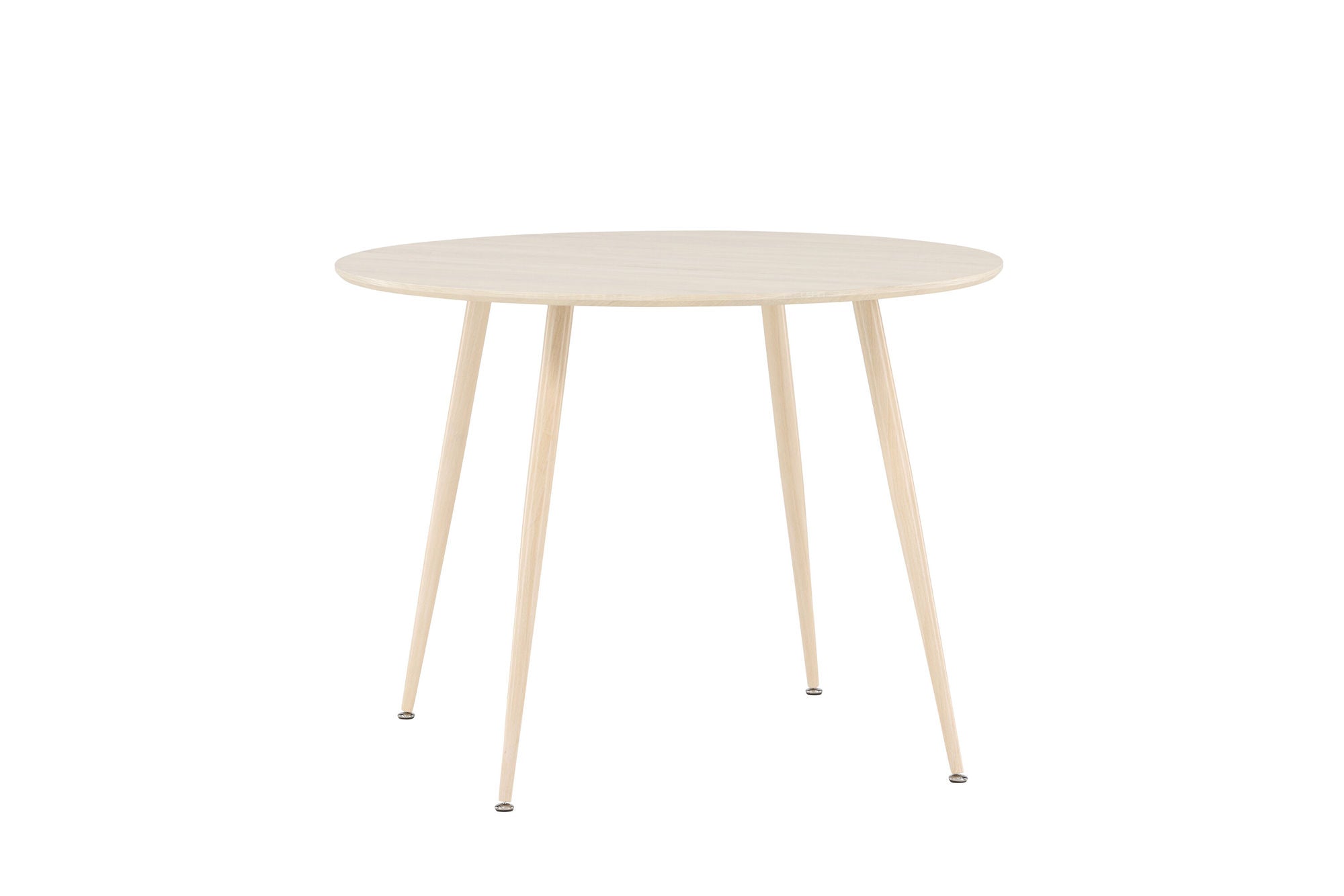 Venture Home Plaza spisebord ⌀100 - Whitewash /
