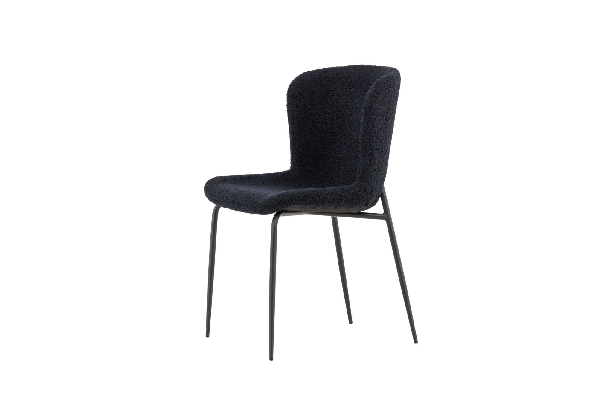 Venture Home Modesto Spisebordsstol 2-pack - Black / Black Teddy