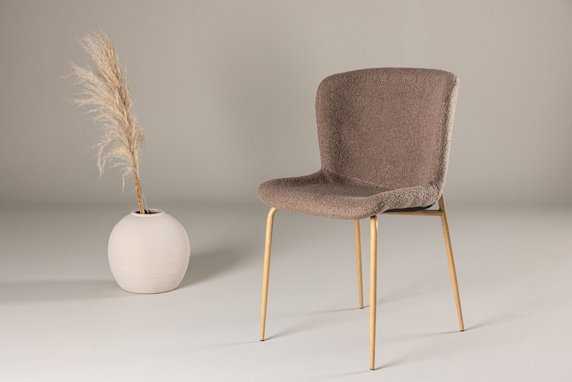 Venture Home Modesto Spisebordsstol 2-pack - Mocca / Brown boucle