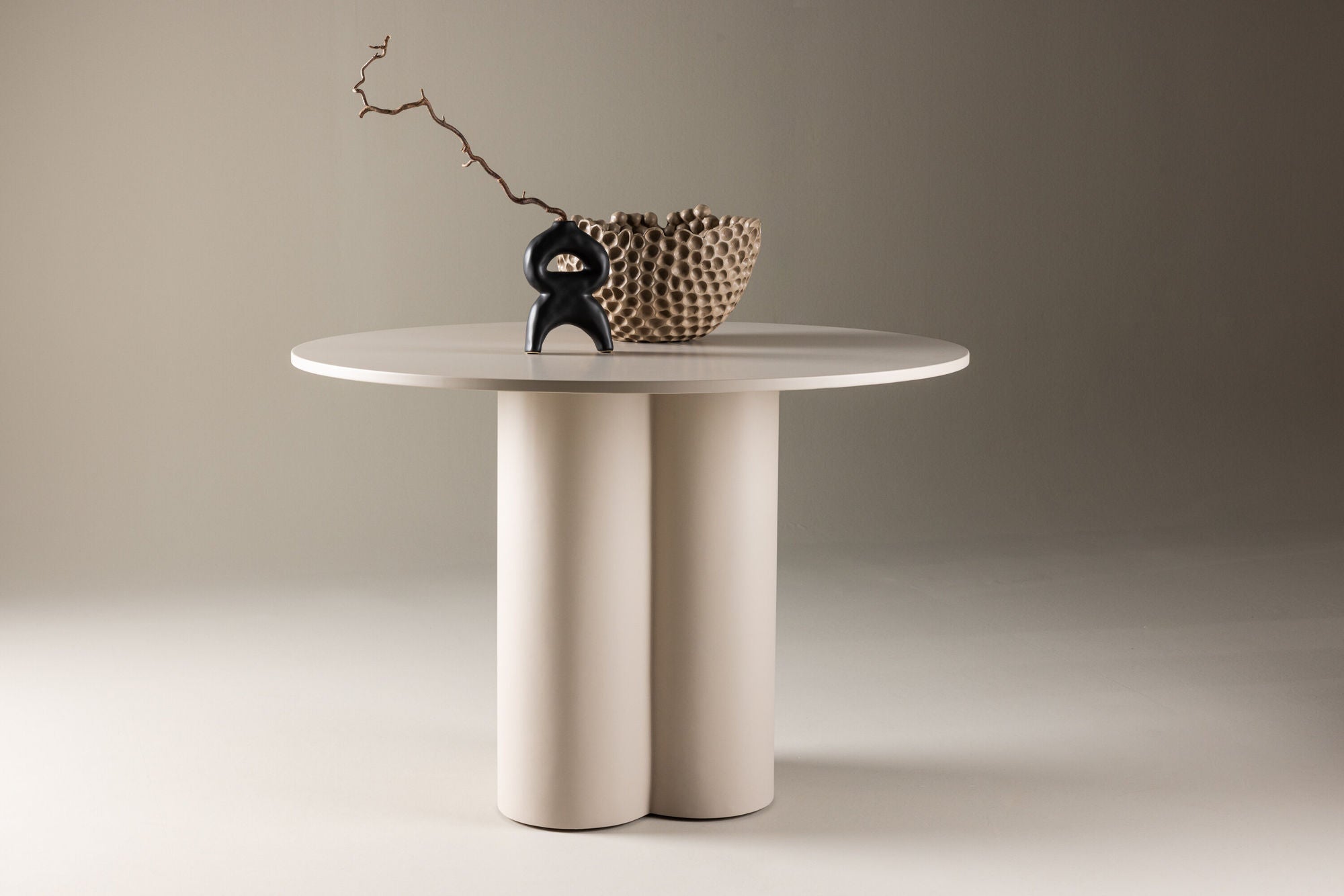 Venture Home Olivia spisebord ⌀110 - Beige /