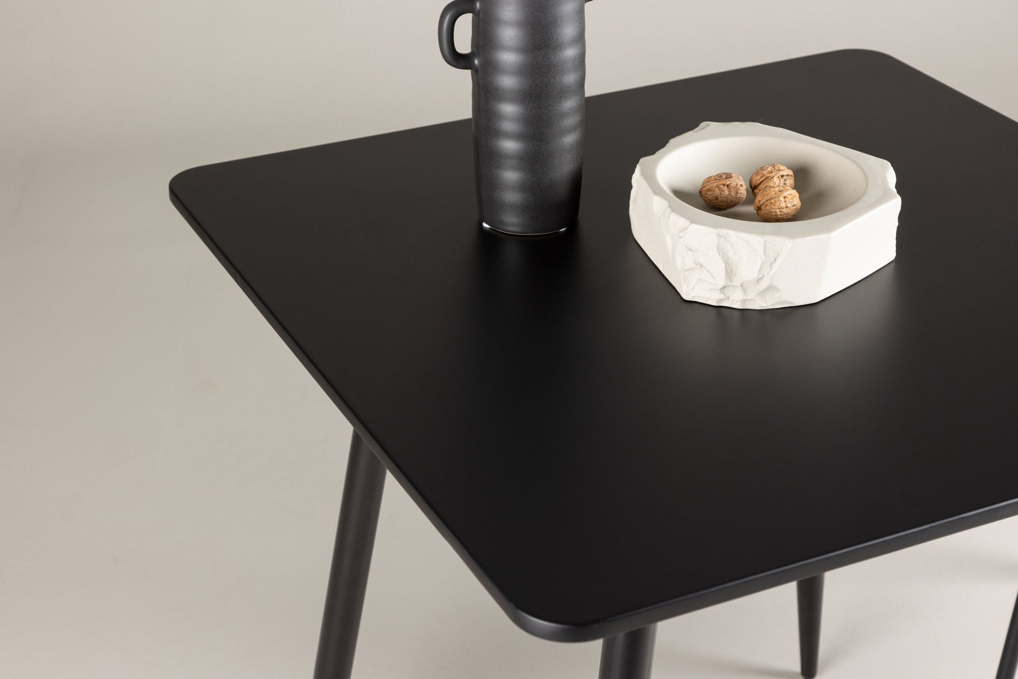 Venture Home Polar spisebord 75x75 cm - Black / Black