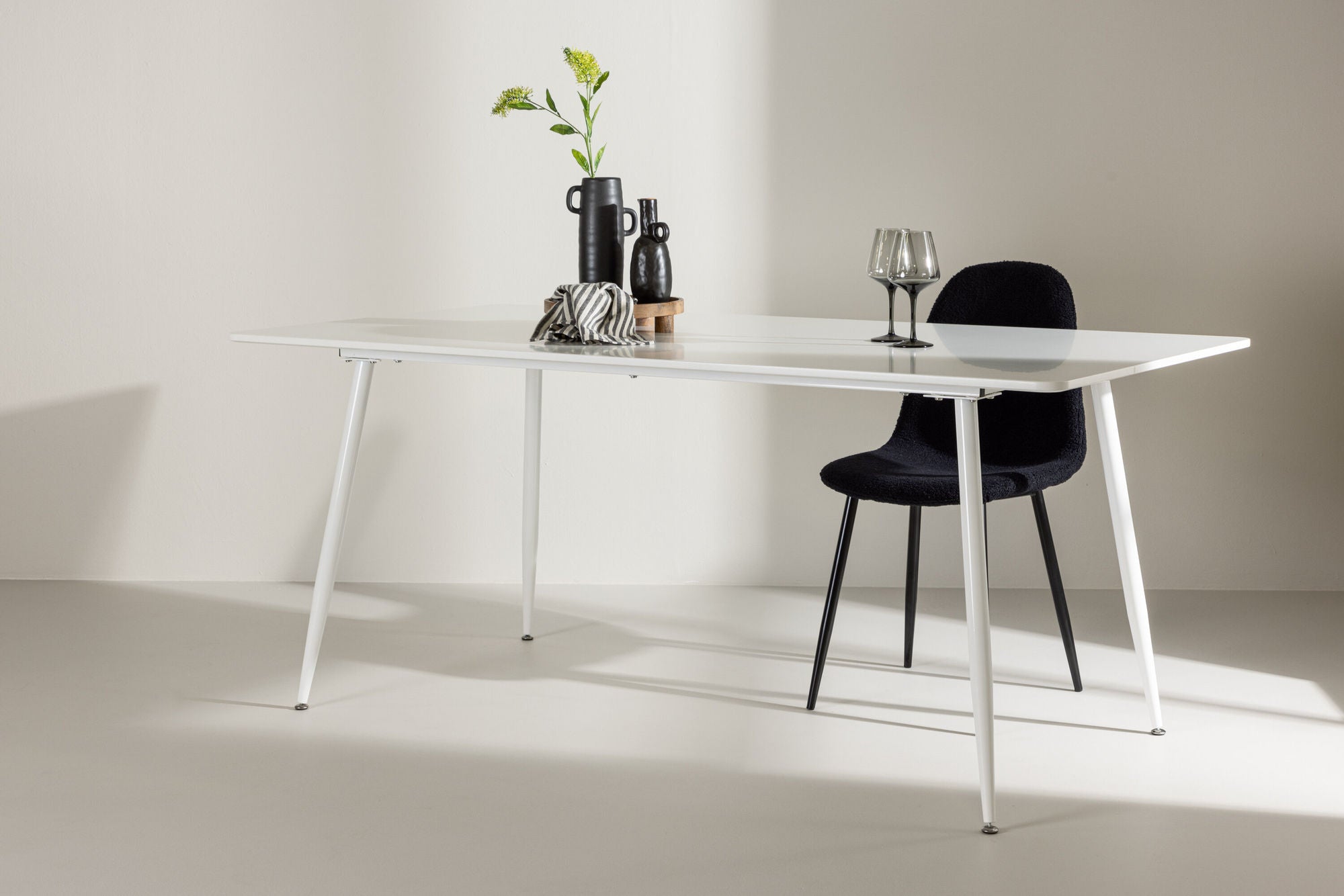 Venture Home Silar spisebord 90x180 cm - White / White