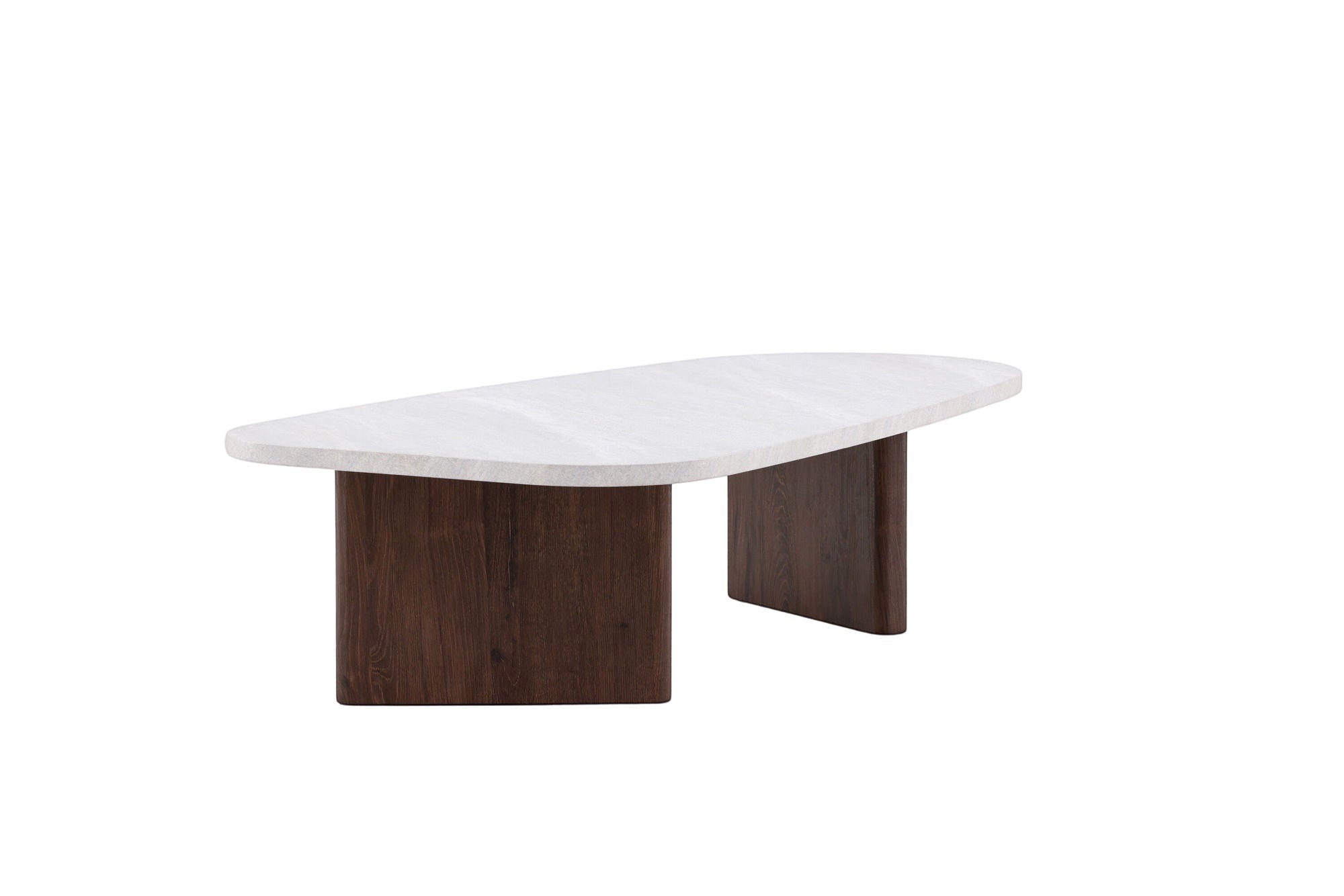 Venture Home Grönvik Sofa bord 130x65 cm - Mocca / Concretelook /