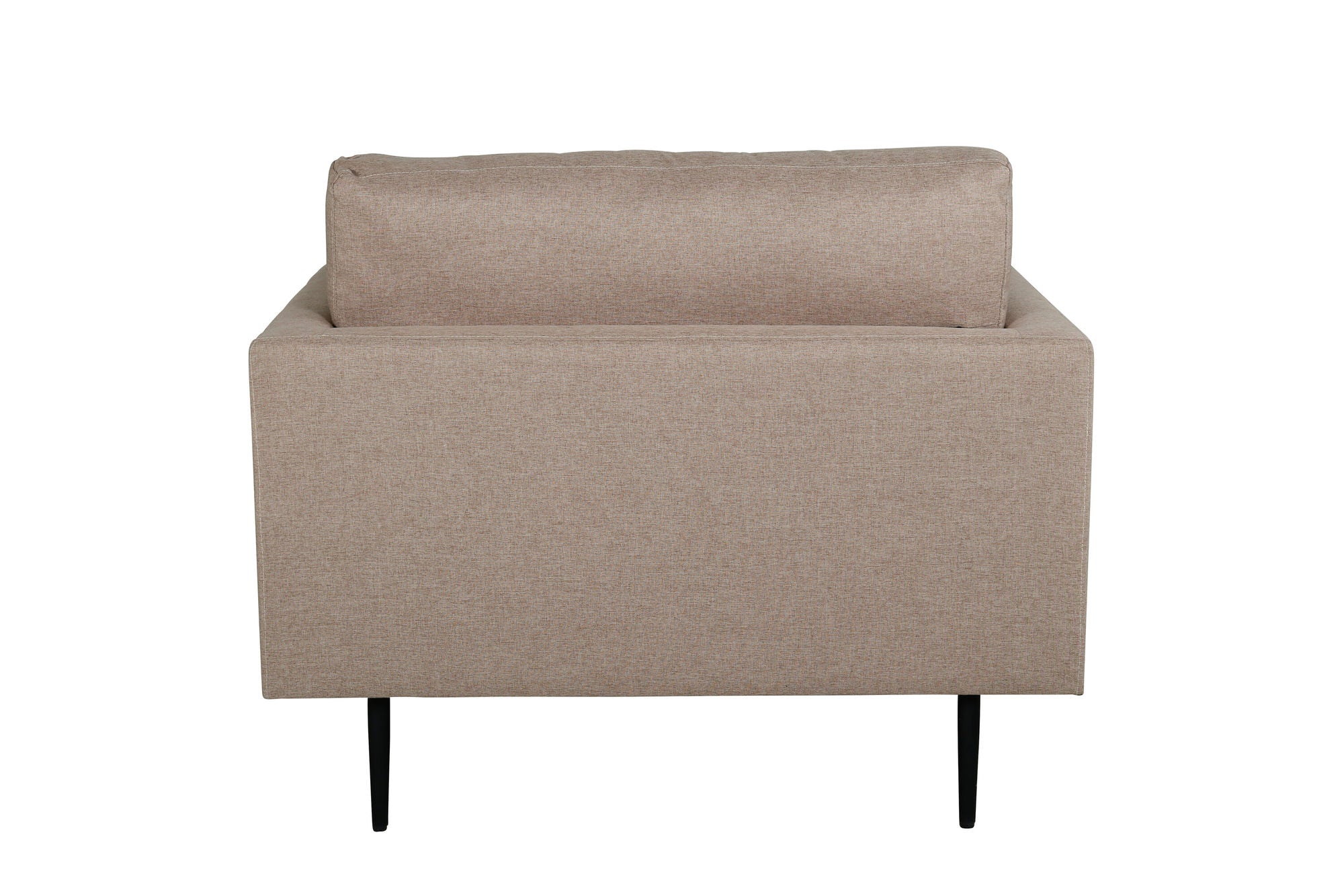Venture Home Boom Single Sofa - Black / Brown Fabric