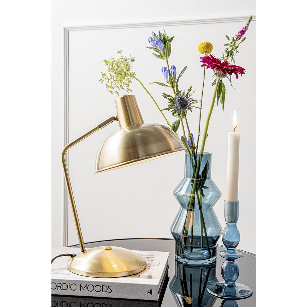 Bordlampe Hood guld