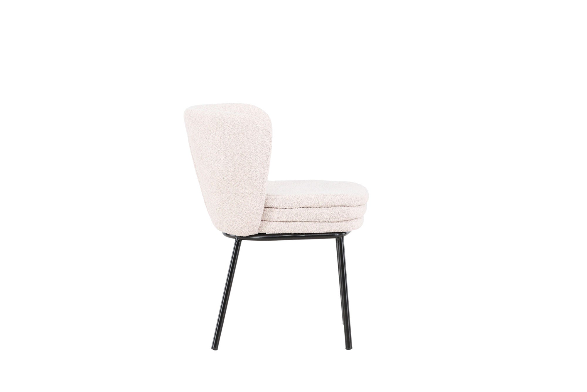 Venture Home Agnes Spisebordsstol 2-pack - Black / White Boucle