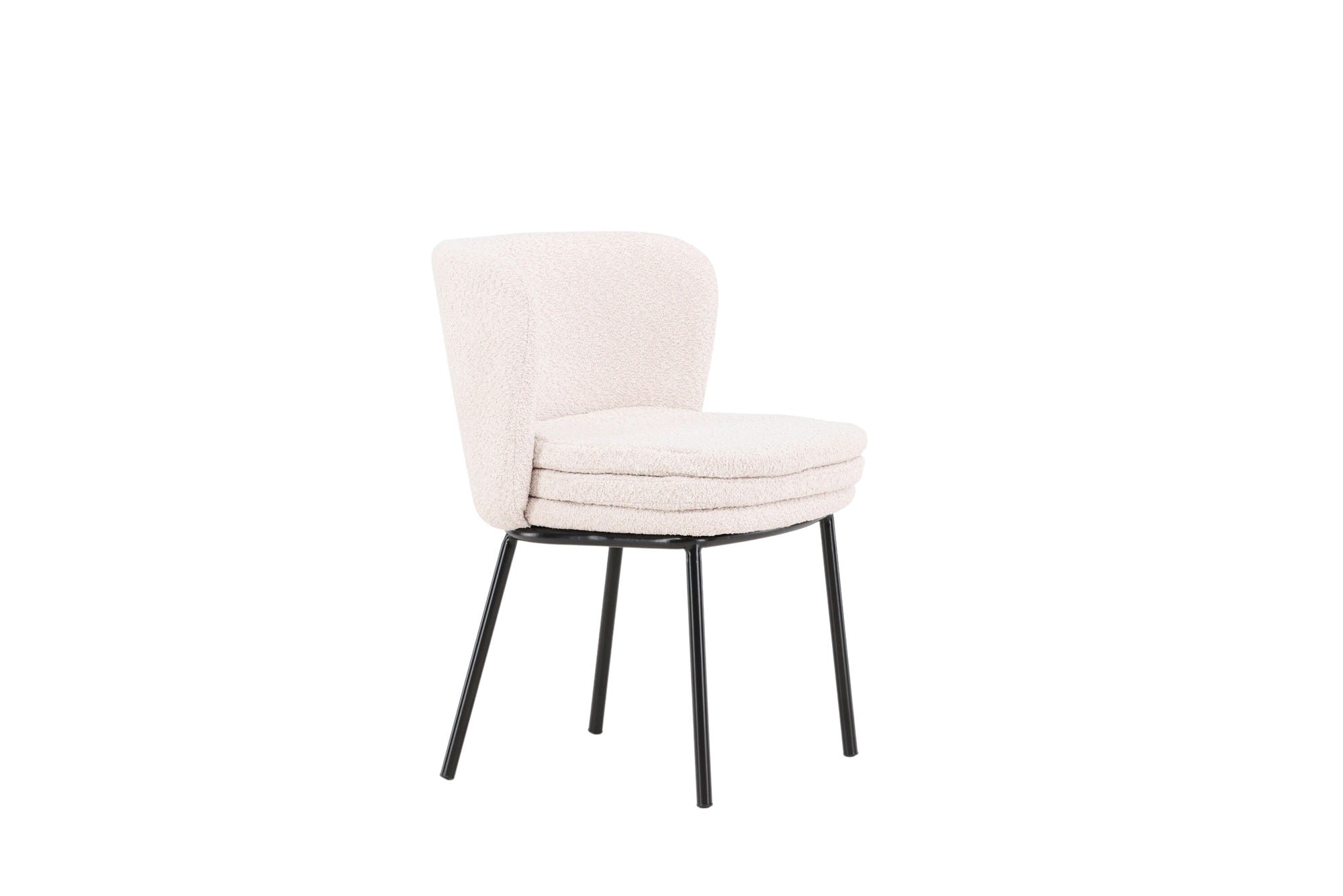 Venture Home Agnes Spisebordsstol 2-pack - Black / White Boucle