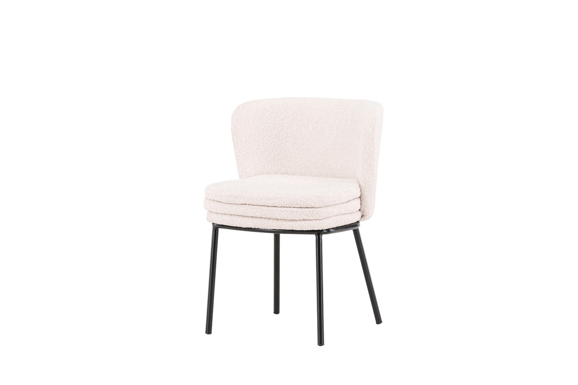 Venture Home Agnes Spisebordsstol 2-pack - Black / White Boucle