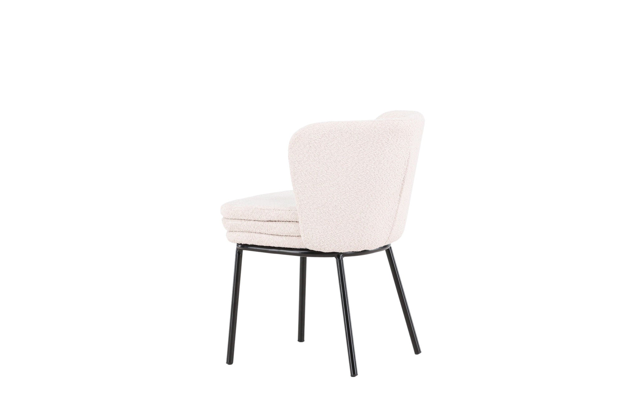 Venture Home Agnes Spisebordsstol 2-pack - Black / White Boucle