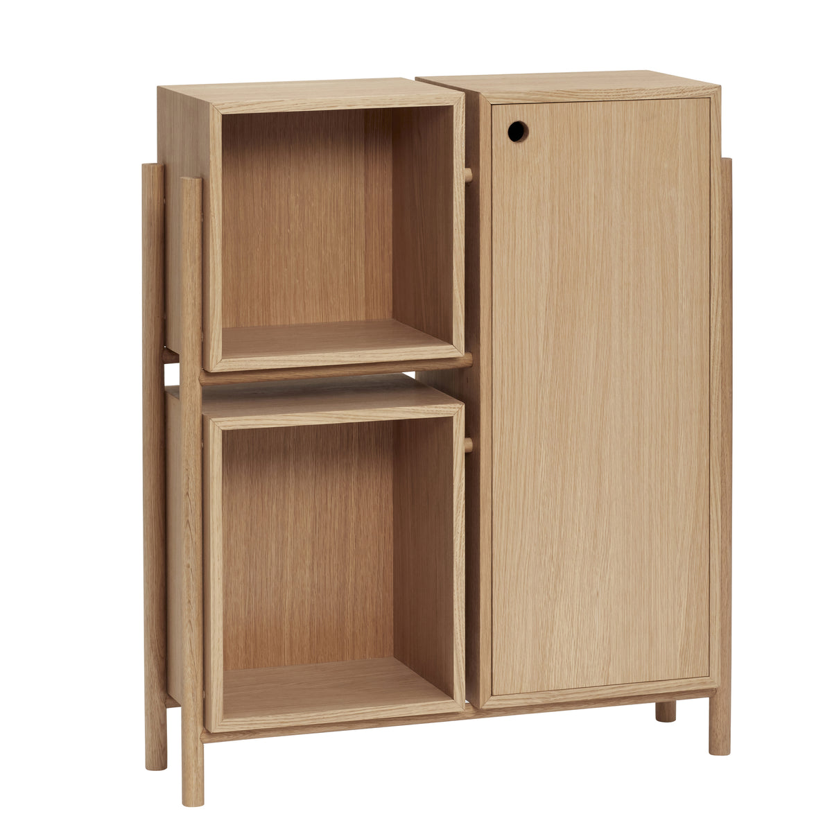 Kube konsolbord natur