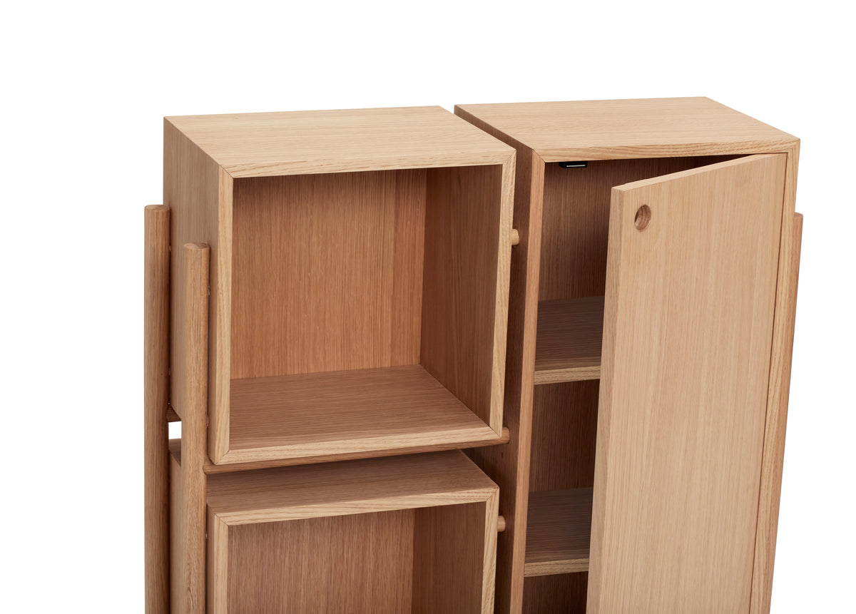 Kube konsolbord natur