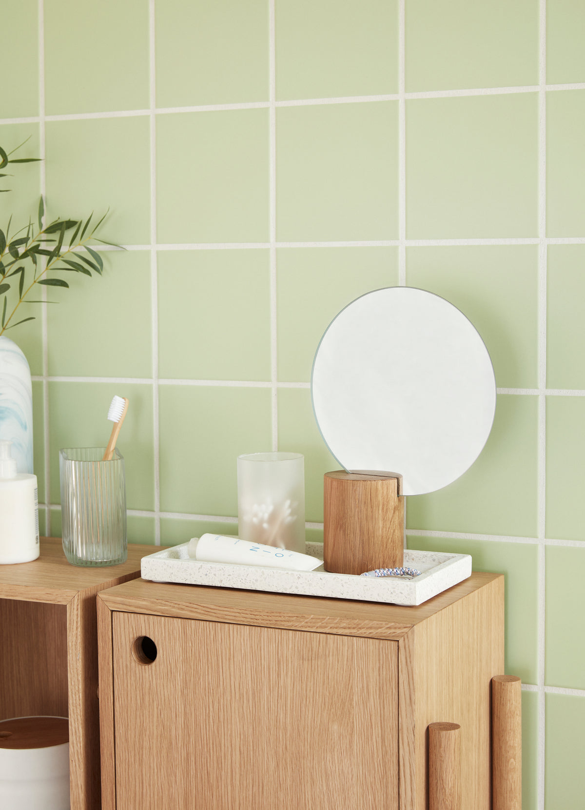 Kube konsolbord natur