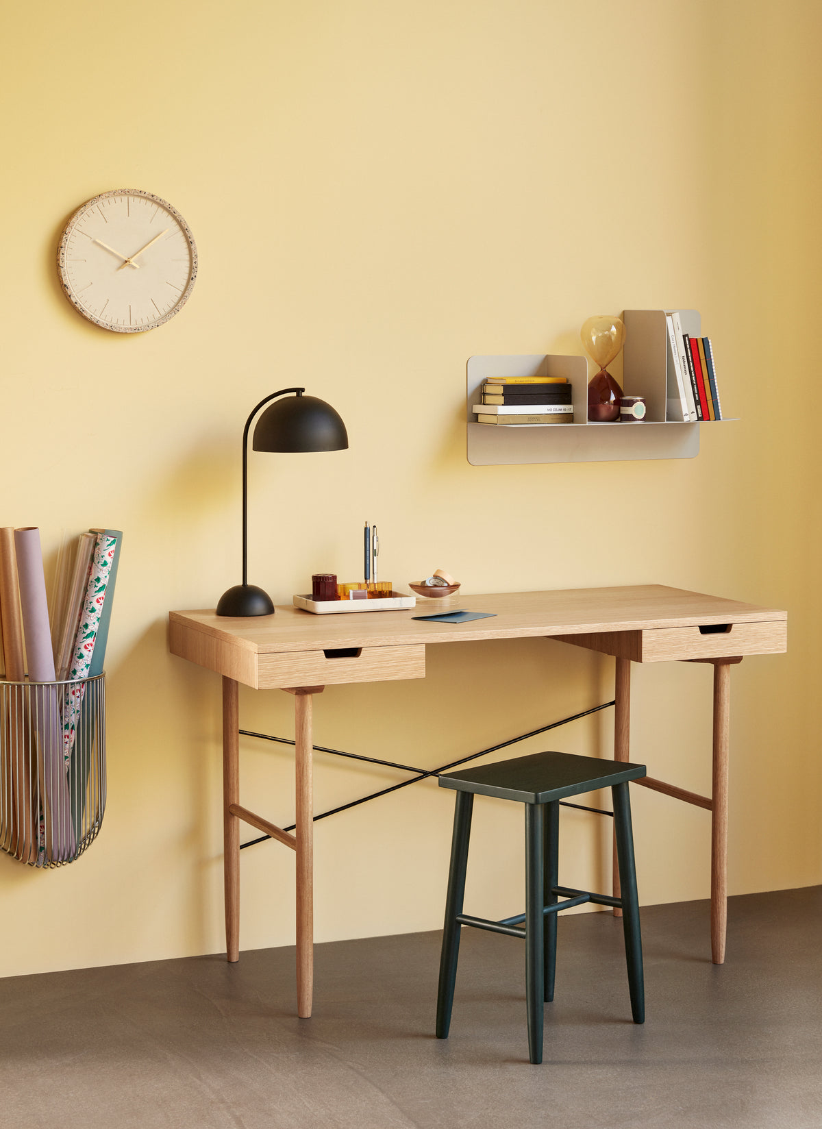 Studio-skrivebord natur