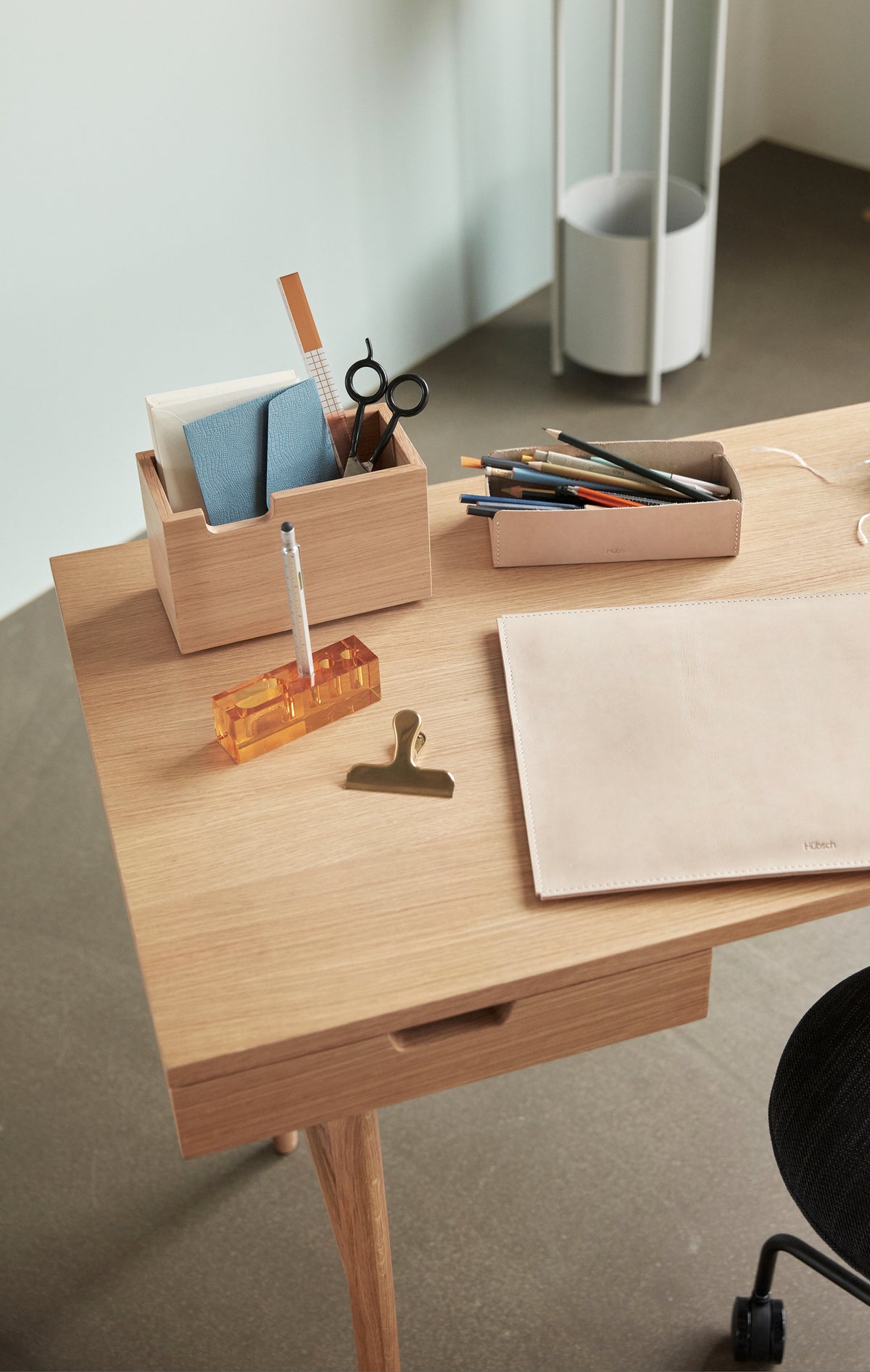 Studio-skrivebord natur