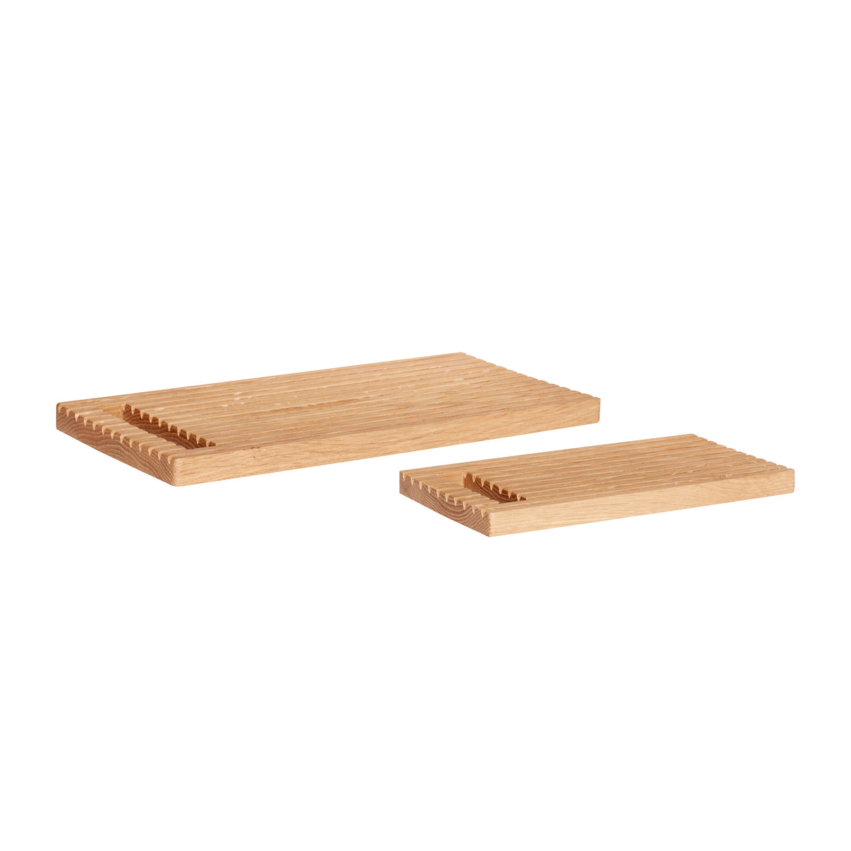Alley skærebrætter, naturel (sæt med 2)