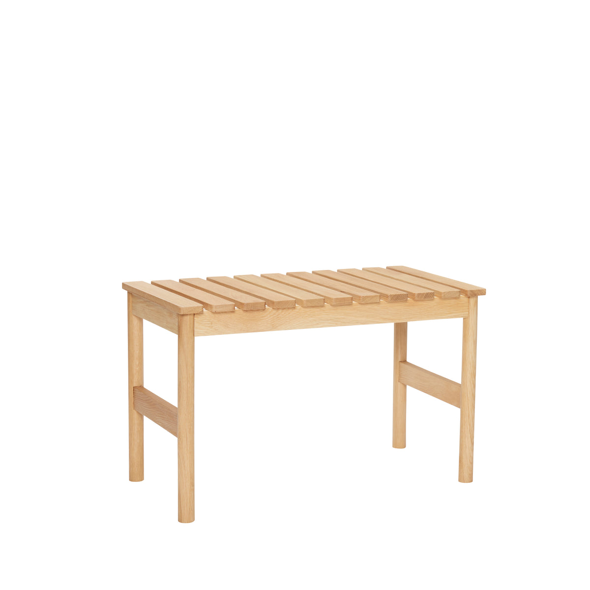 Row-bænk, lille, naturlig