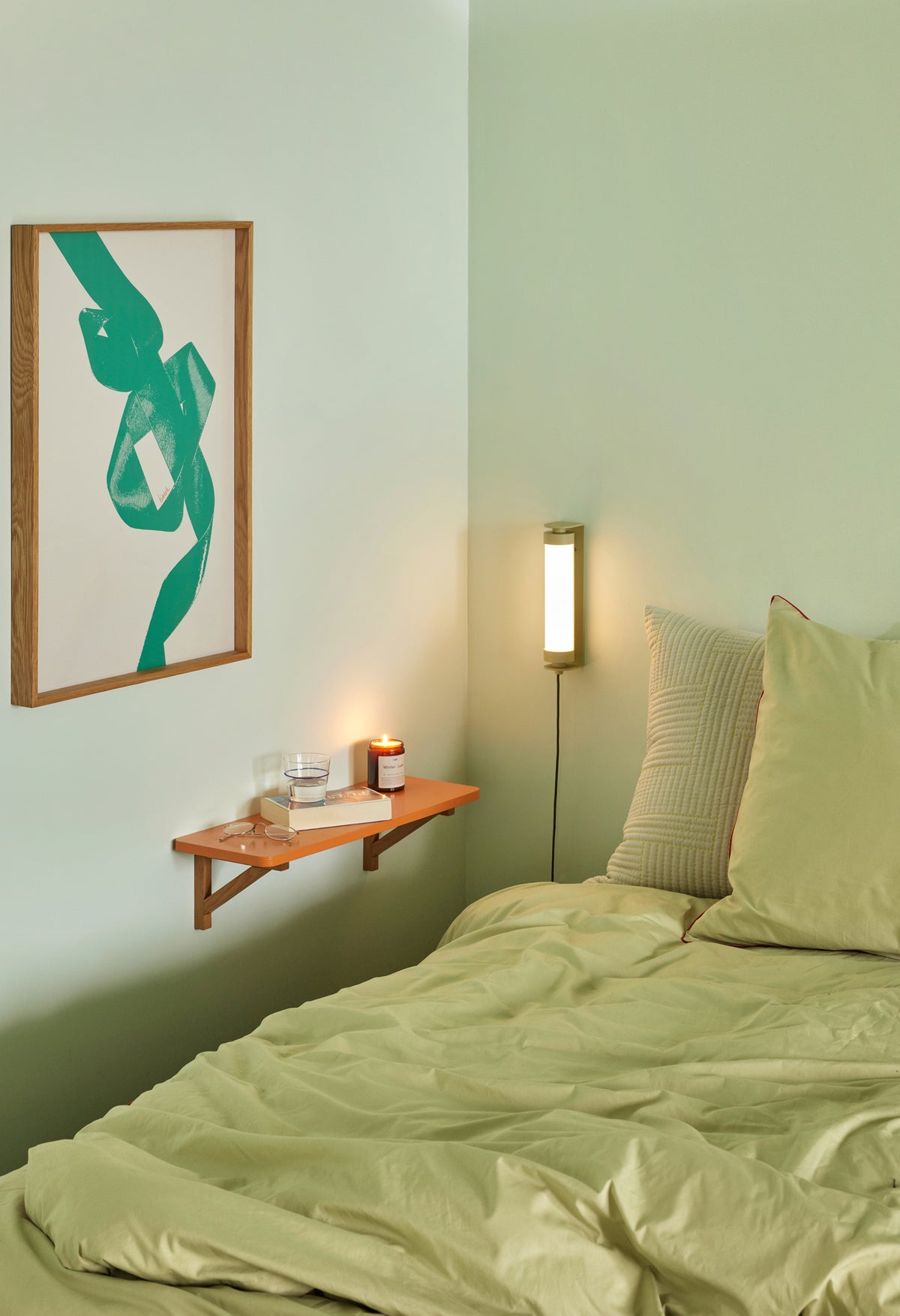 Arki hylde orange/natur