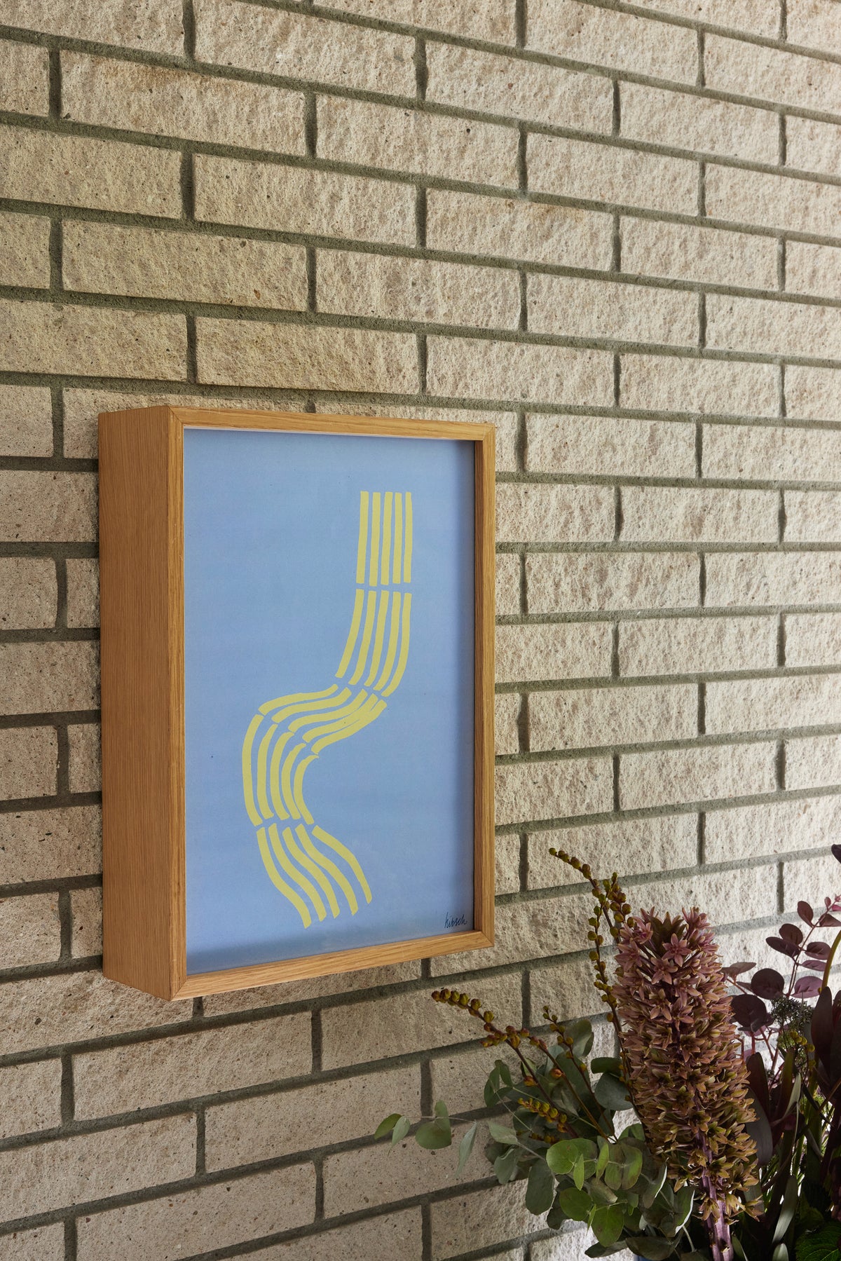 Hello ramme 29,7x42 natur