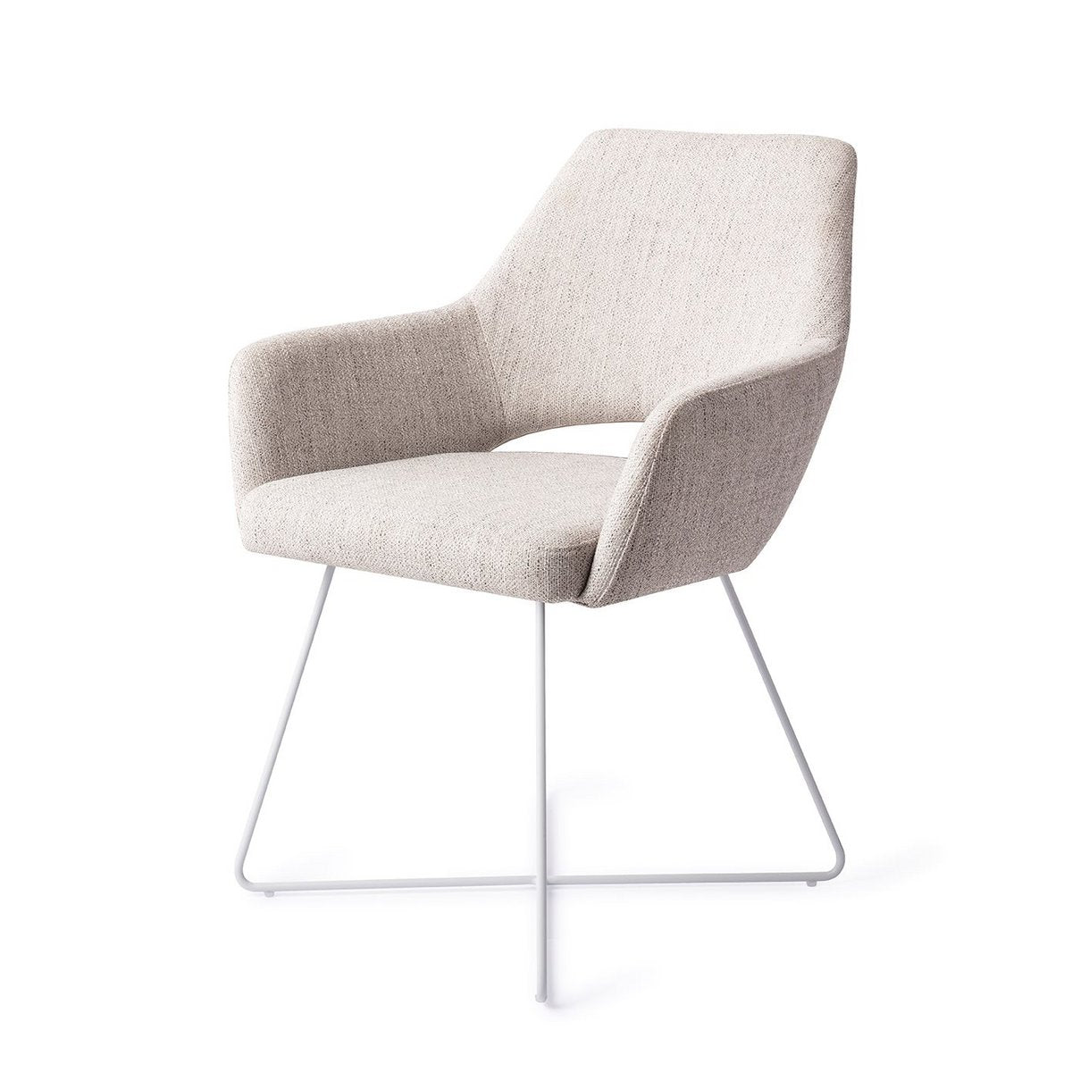 Jesper Home Yanai Spisebordsstol Cross White