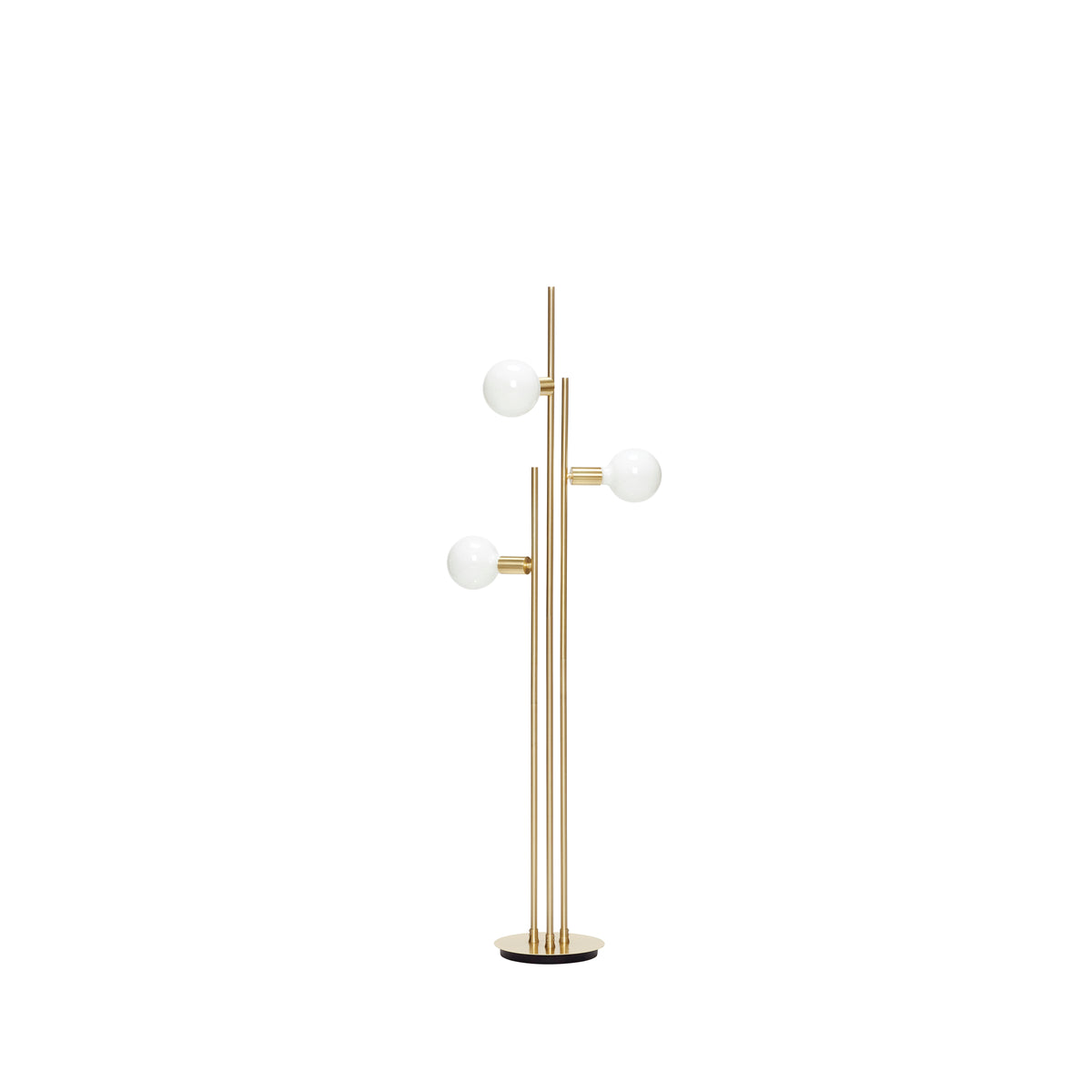 Balance gulvlampe i messing