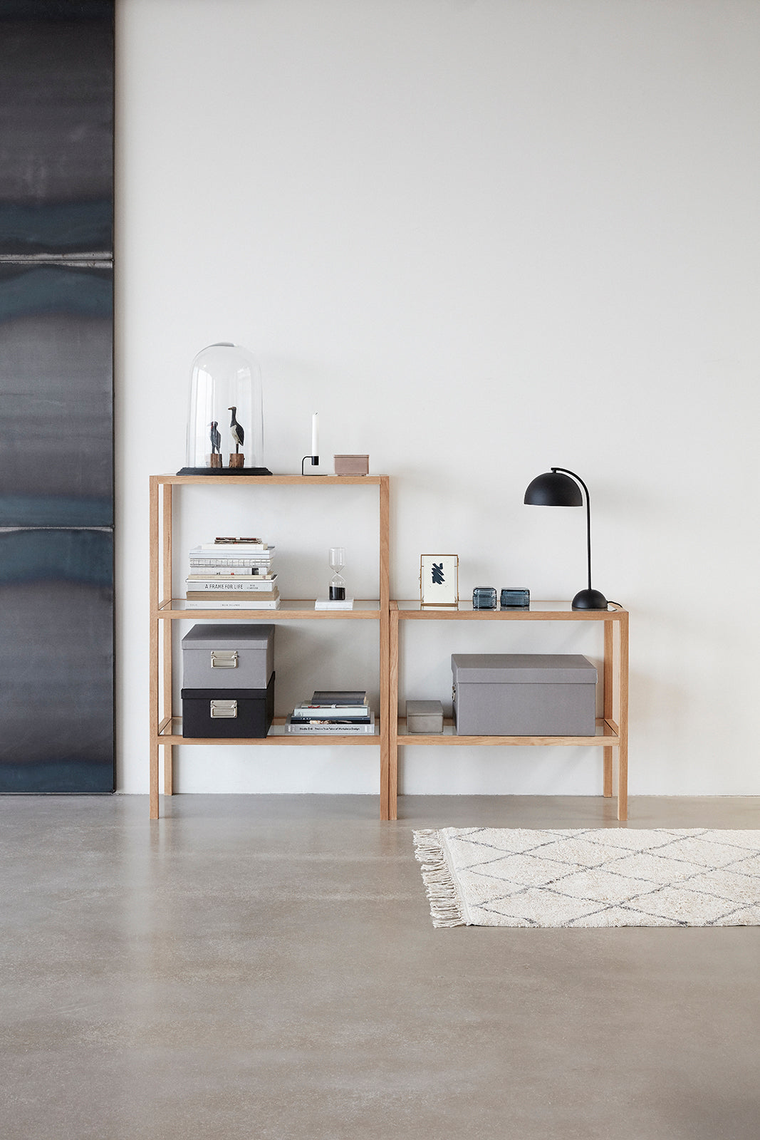 Form bordlampe, sort