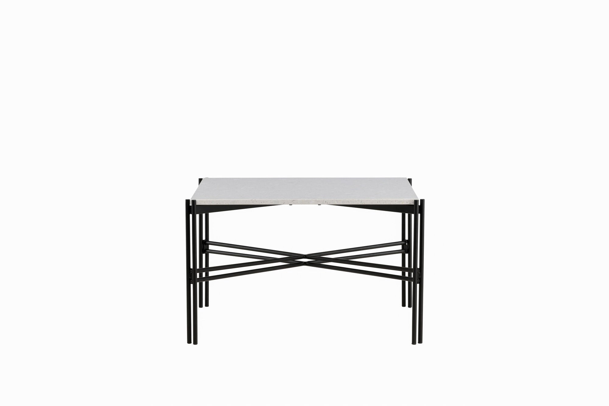Venture Home Razzia Sofa bord 75*75*48 White Terazzo / Black