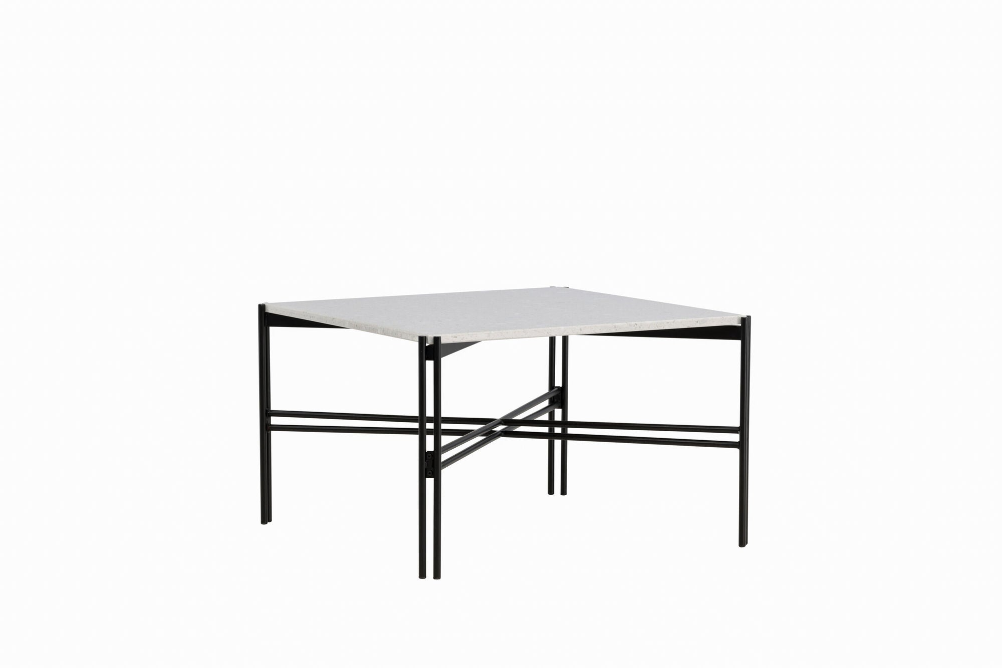 Venture Home Razzia Sofa bord 75*75*48 White Terazzo / Black