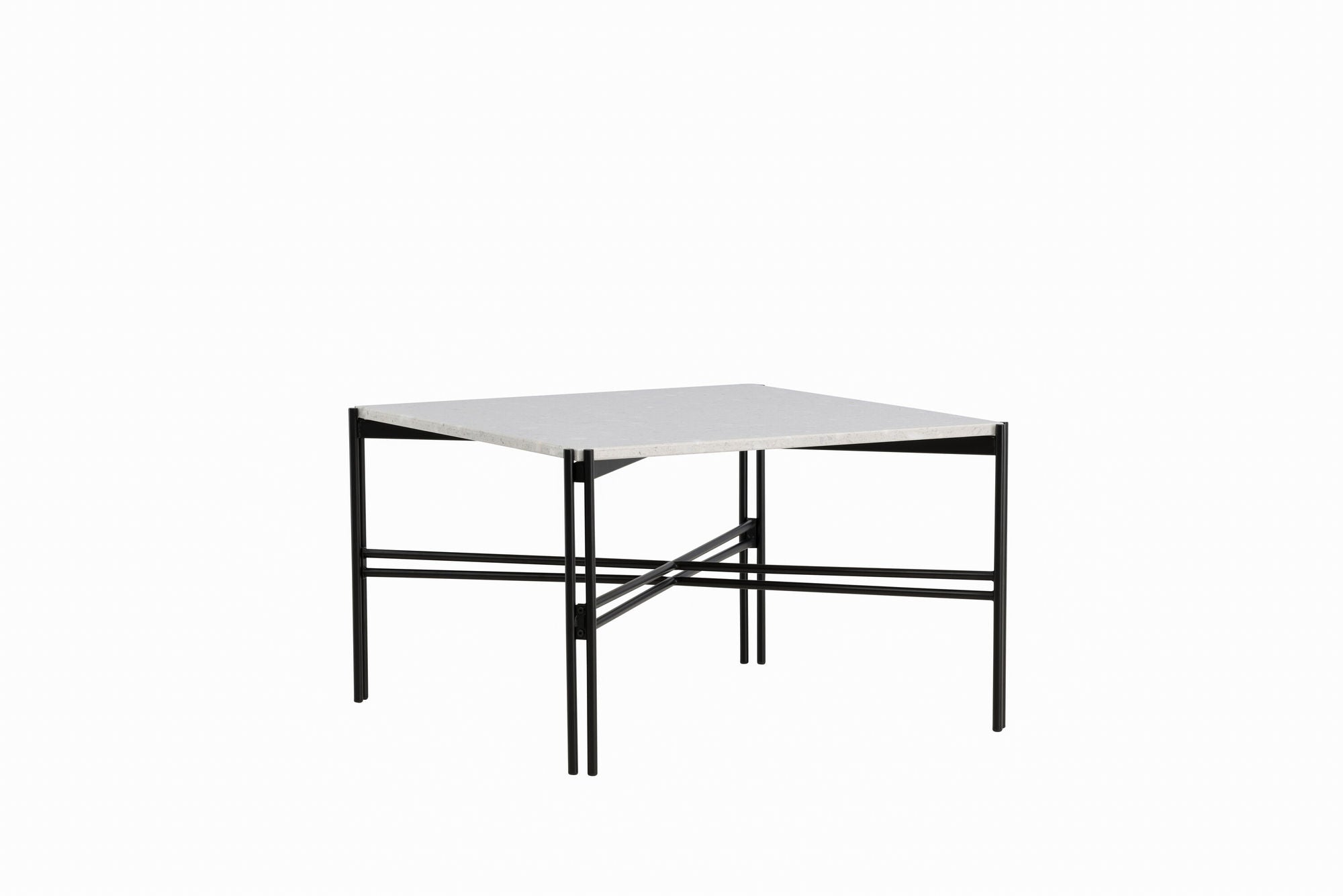 Venture Home Razzia Sofa bord 75*75*48 White Terazzo / Black