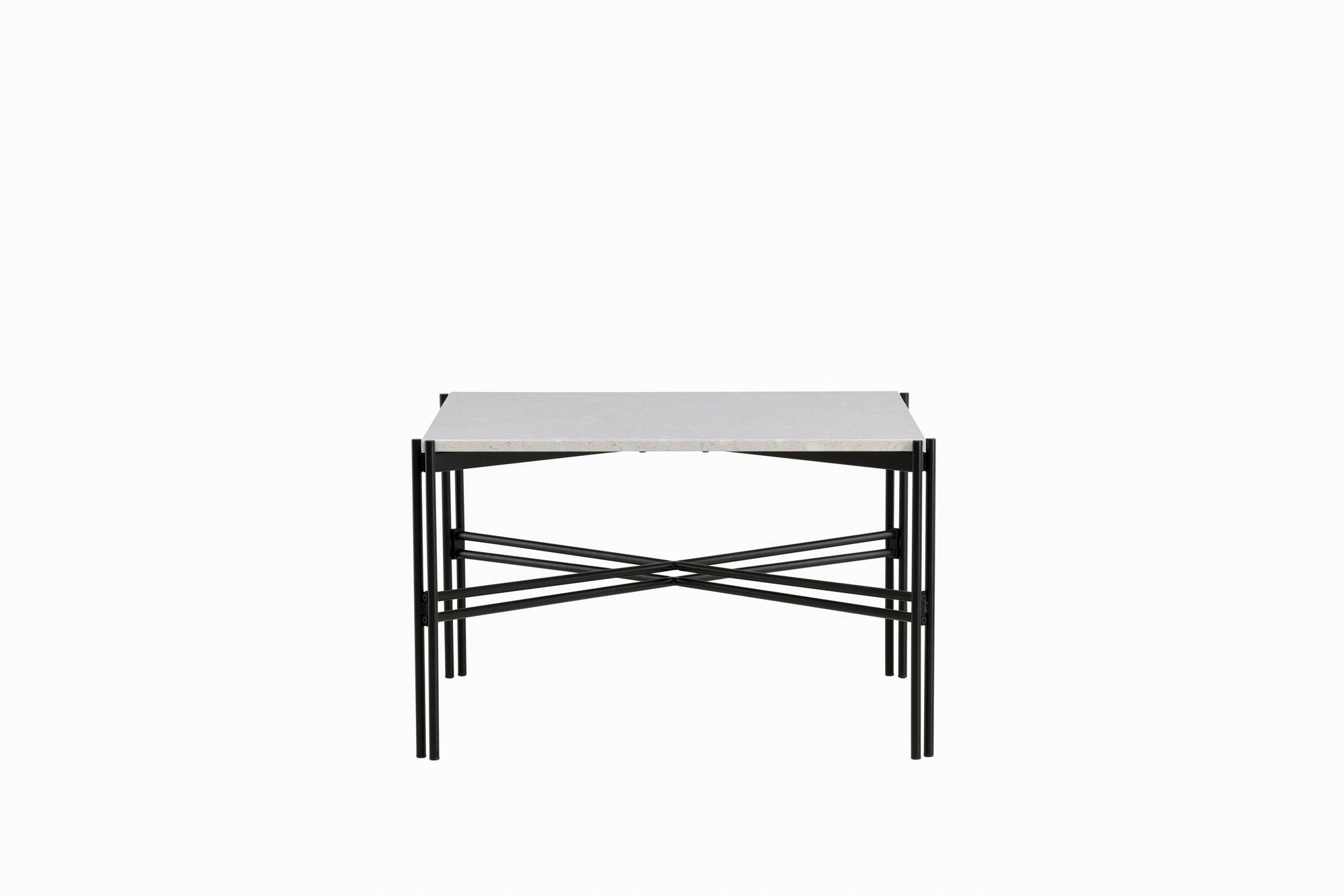 Venture Home Razzia Sofa bord 75*75*48 White Terazzo / Black