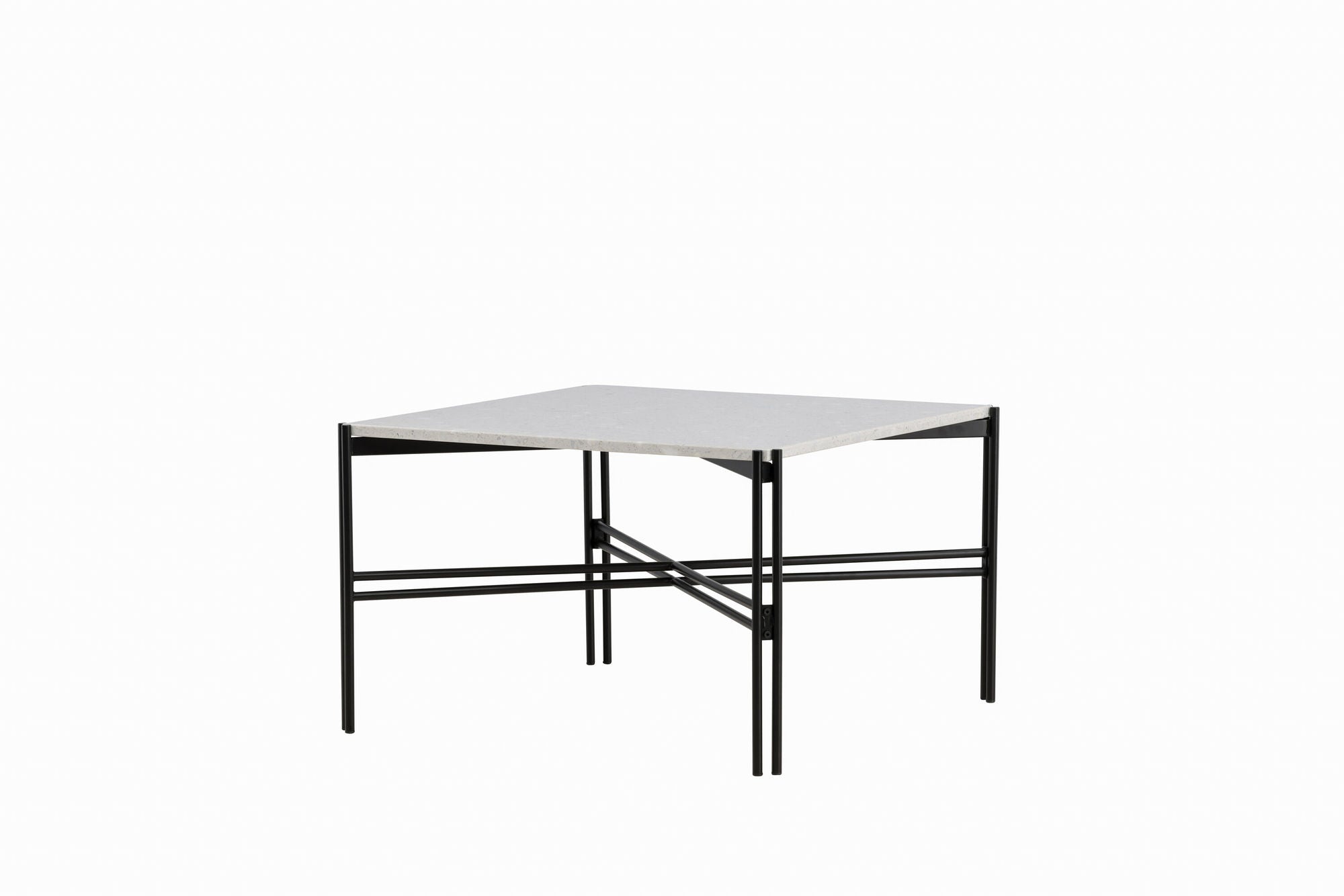 Venture Home Razzia Sofa bord 75*75*48 White Terazzo / Black
