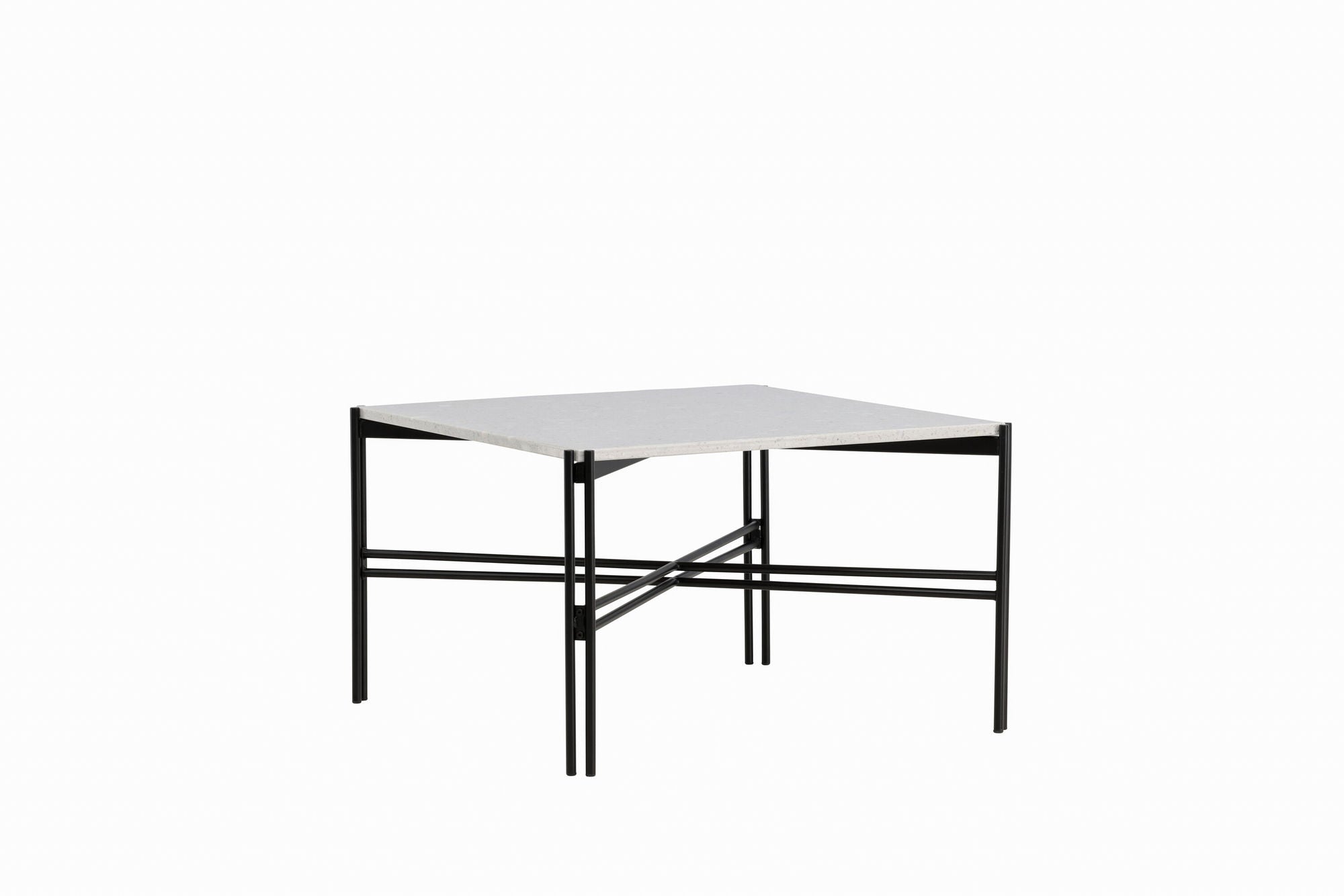 Venture Home Razzia Sofa bord 75*75*48 White Terazzo / Black