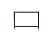 Venture Home Dipp Side bord with reol 100*30*75 - Black / Brass