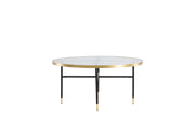 Venture Home Bubbles Sofa bord ø98 - Brass / Pressed Glass