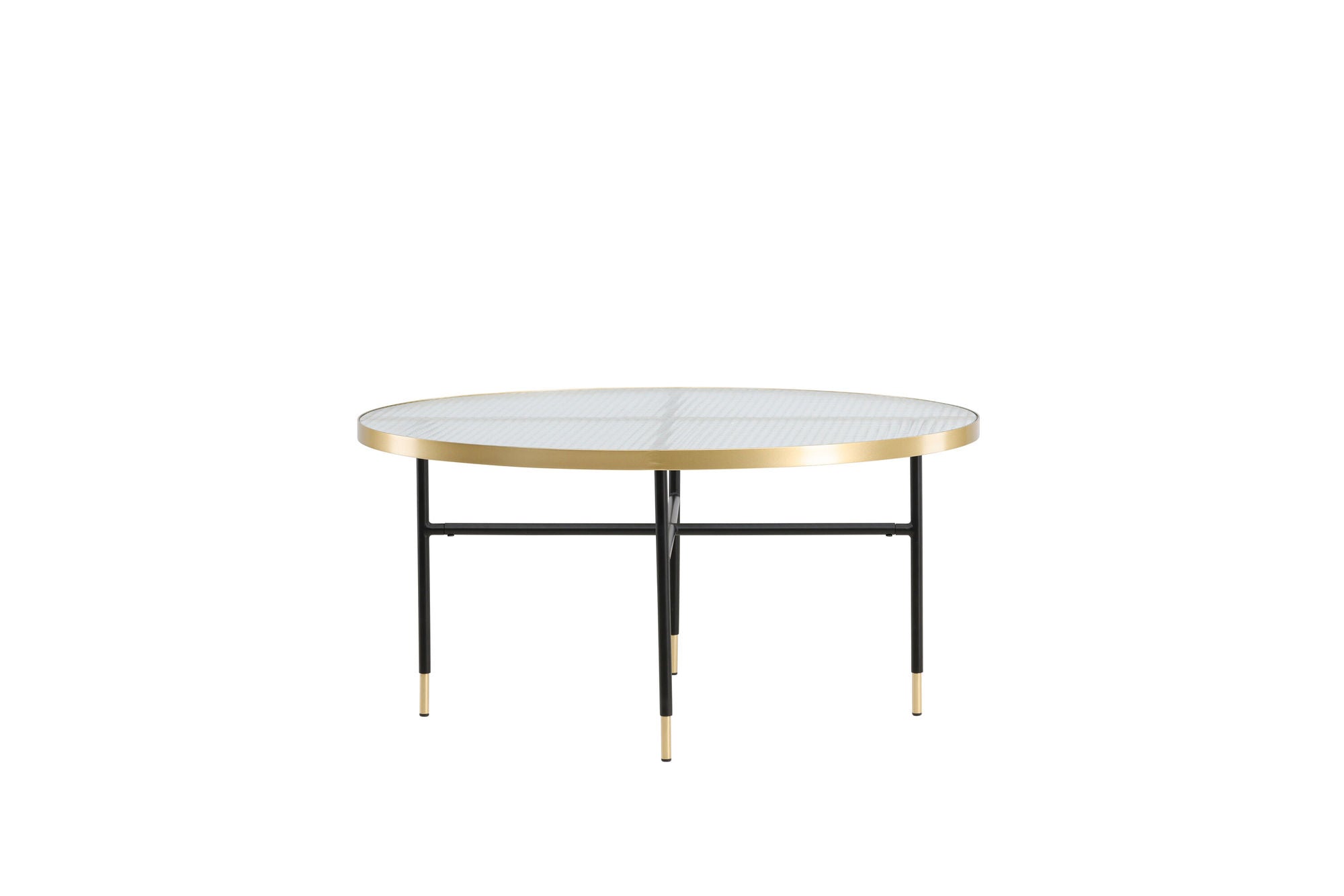 Venture Home Bubbles Sofa bord ø98 - Brass / Pressed Glass
