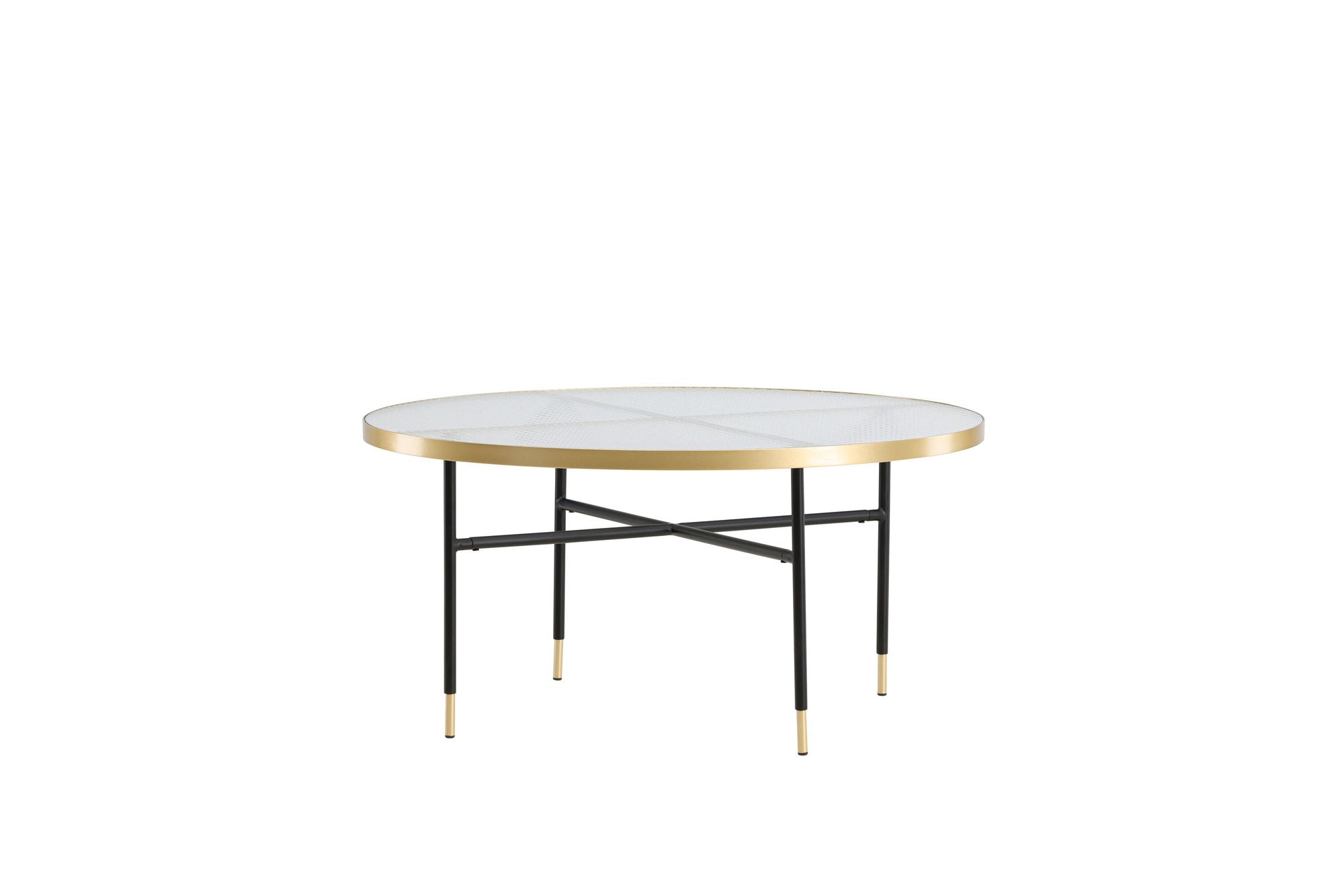 Venture Home Bubbles Sofa bord ø98 - Brass / Pressed Glass
