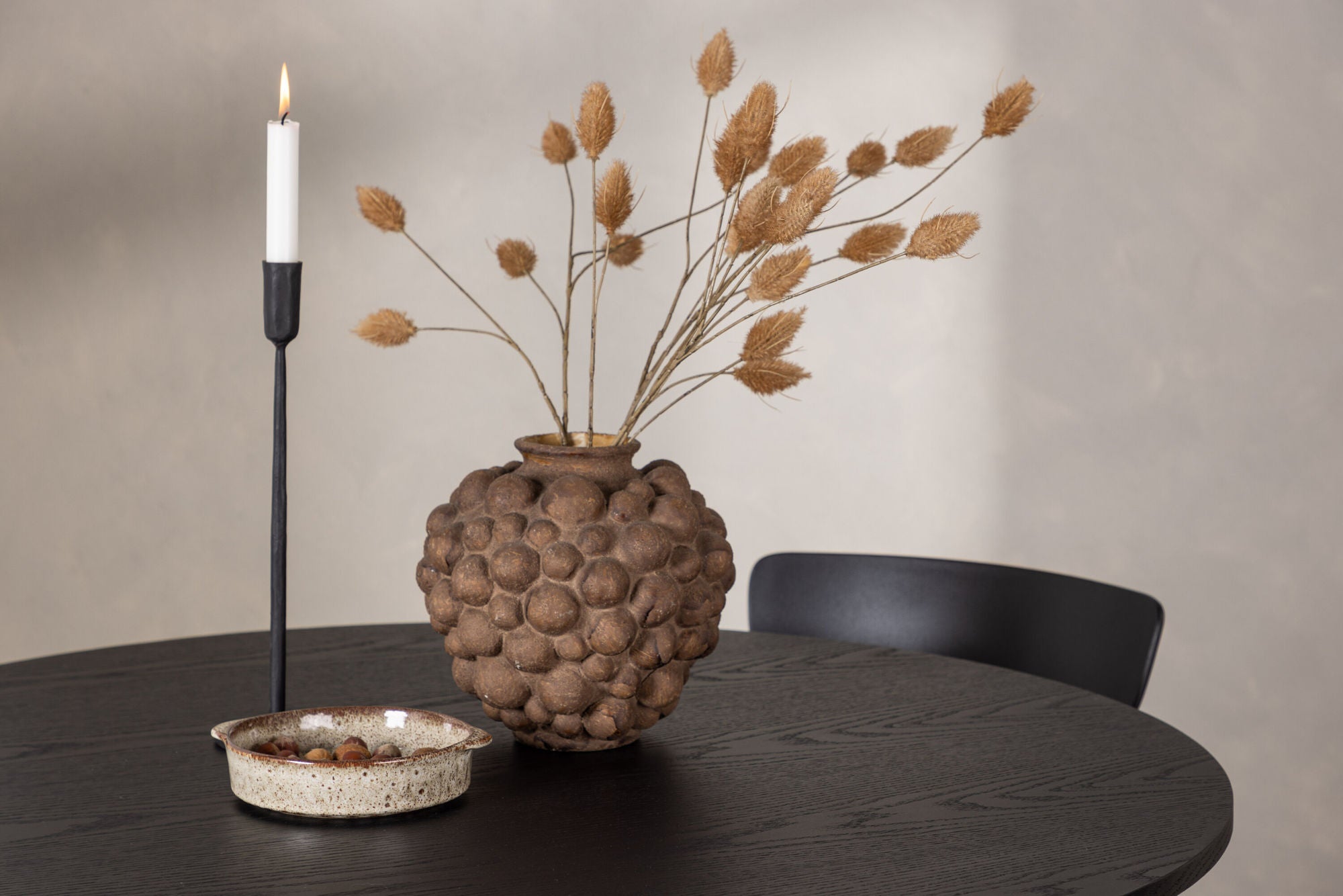 Venture Home OliviaDiningbord-Black/BlackVeneer+UrsholmenDiningstol-BlackPolypropylene_4